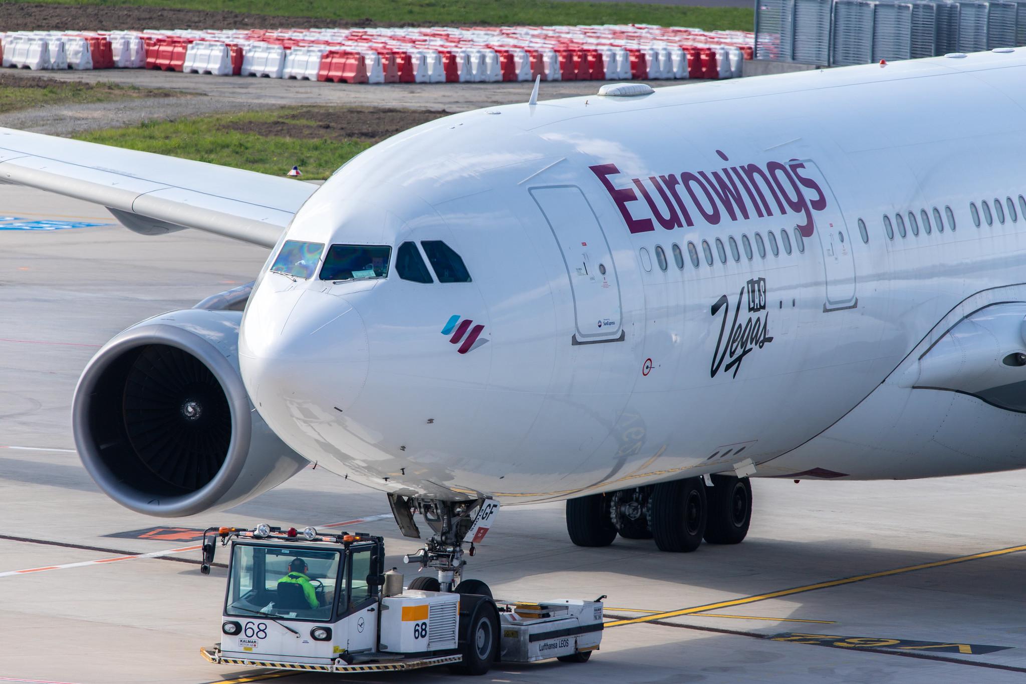 Düsseldorf Airport: Eurowings (EW / EWG) | Operator: SunExpress Deutschland |  Airbus A330-203 A332 | D-AXGF | MSN 0616