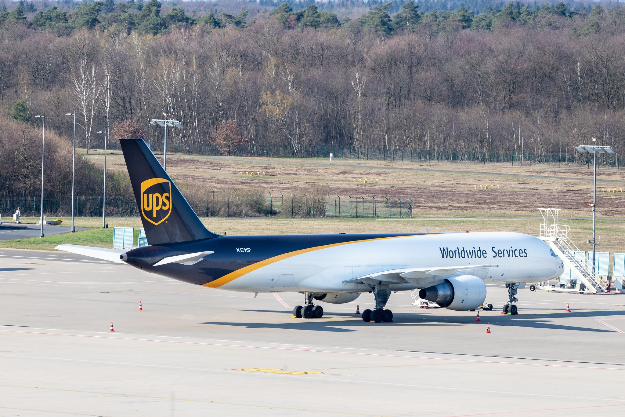 Köln Bonn Airport: UPS (5X / UPS) | Operator: UPS Airlines |  Boeing 757-24APF B752 | N429UP | MSN 25460