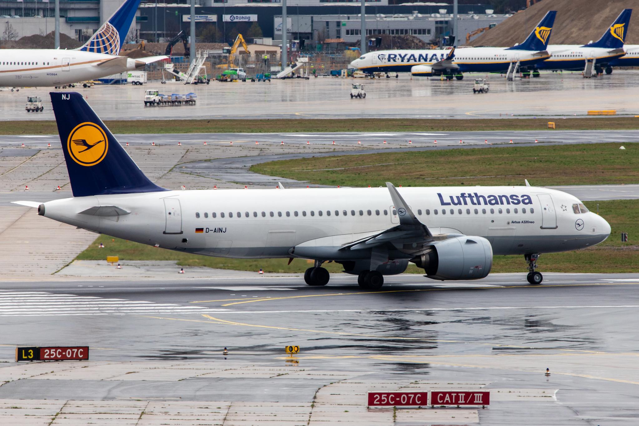 Frankfurt Airport: Lufthansa (LH / DLH) |  Airbus A320-271N A20N | D-AINJ | MSN 7735