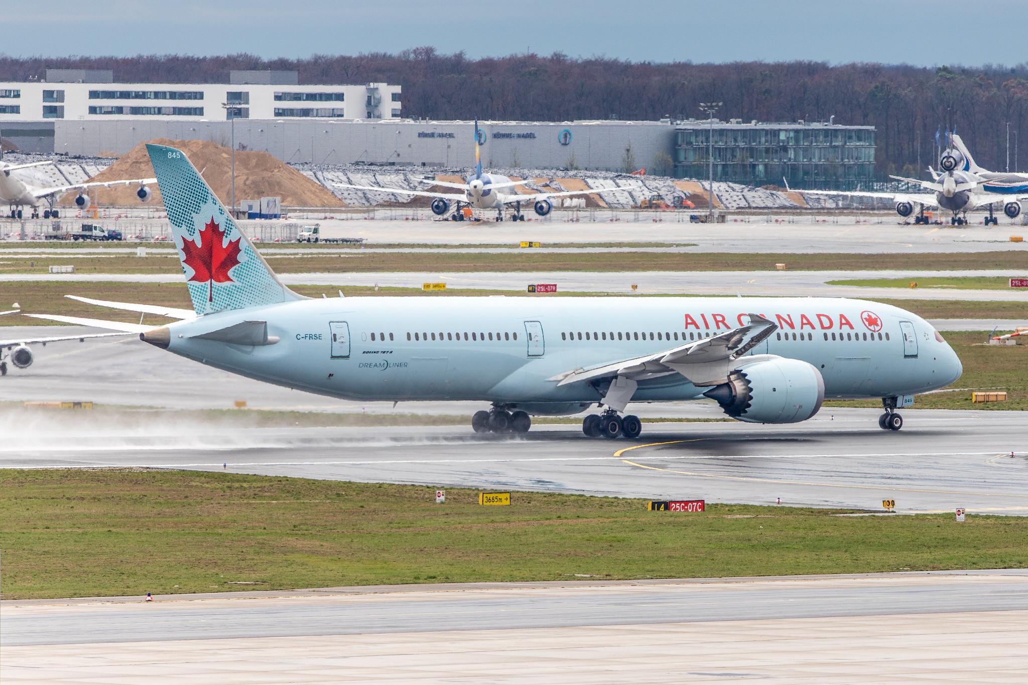 Frankfurt Airport: Air Canada (AC / ACA) |  Boeing 787-9 Dreamliner B789 | C-FRSE | MSN 37181