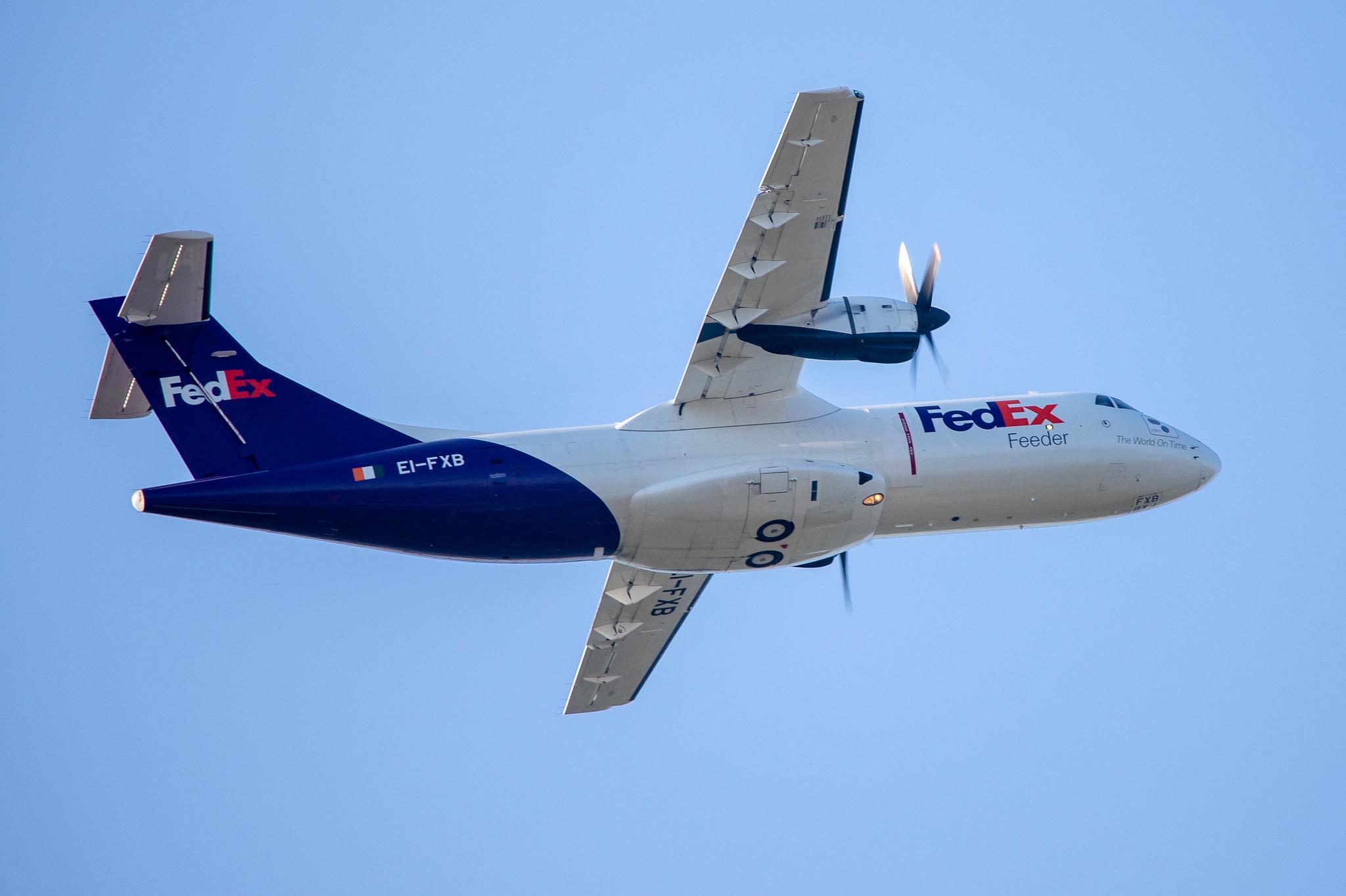 Hamburg Airport: FedEx (FX / FDX) | Operator: ASL Airlines Ireland |  ATR 42-300(F) AT43 | EI-FXB | MSN 0243