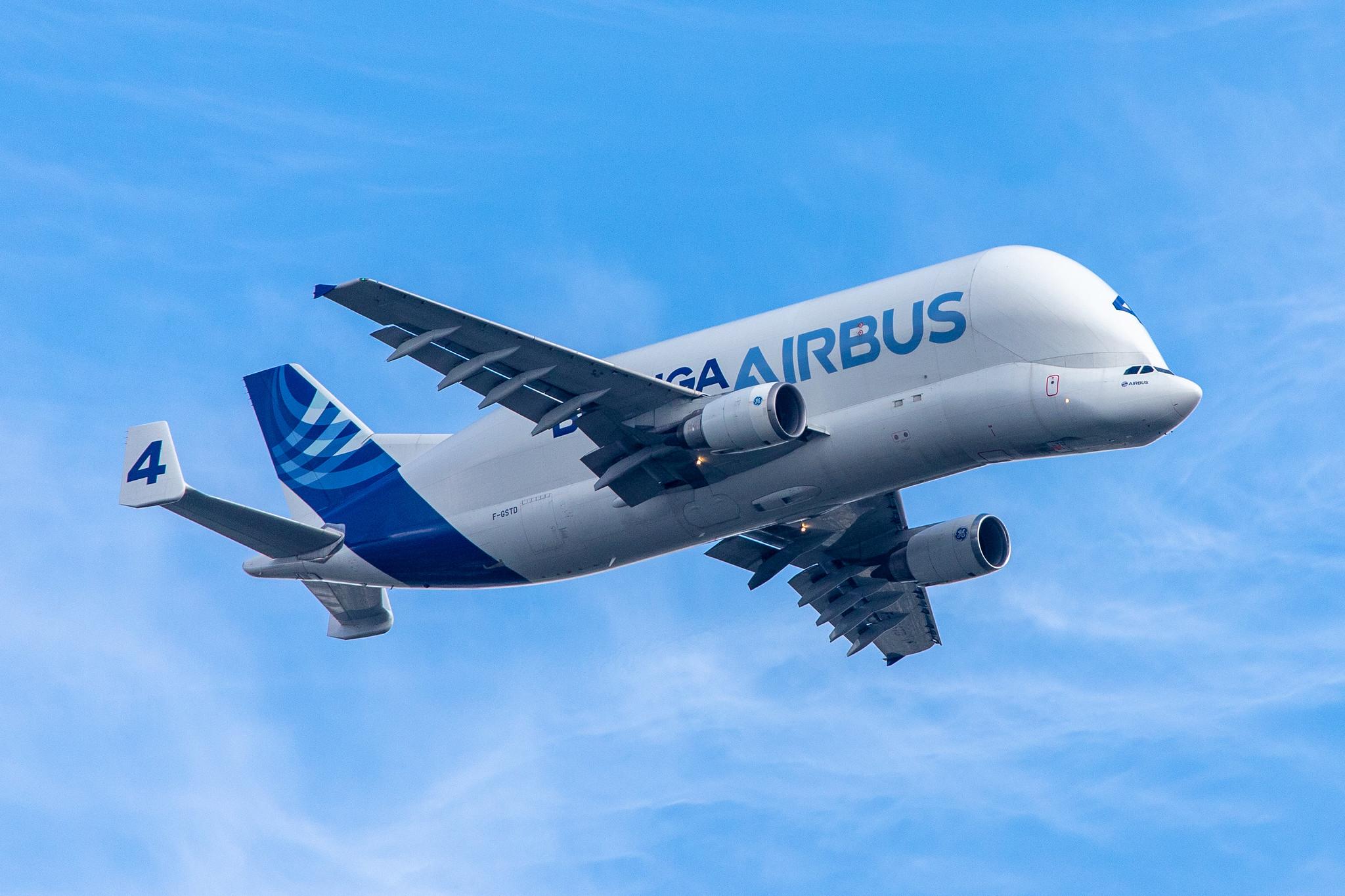Hamburg Airport: Airbus Transport International (4Y / BGA) |  Airbus A300-608ST Beluga A3ST | F-GSTD | MSN 776
