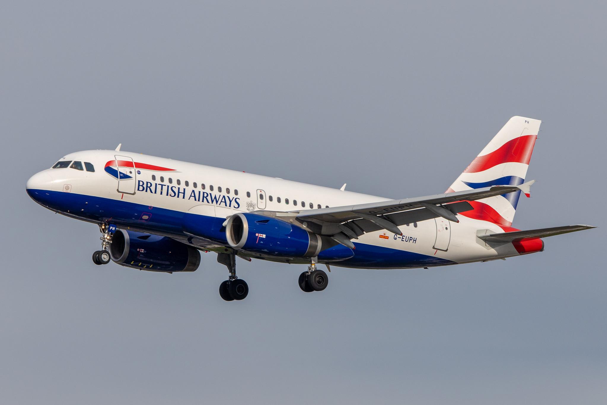 Hamburg Airport: British Airways (BA / BAW) |  Airbus A319-131 A319 | G-EUPH | MSN 1225