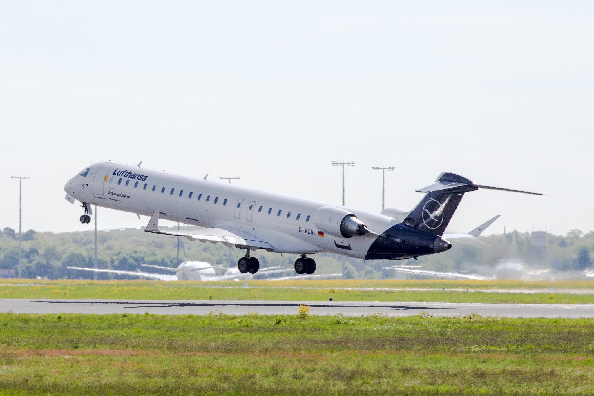 Frankfurt Airport: Lufthansa (LH / DLH) | Operator: Lufthansa CityLine |  Mitsubishi CRJ-900LR CRJ9 | D-ACNL | MSN 15252