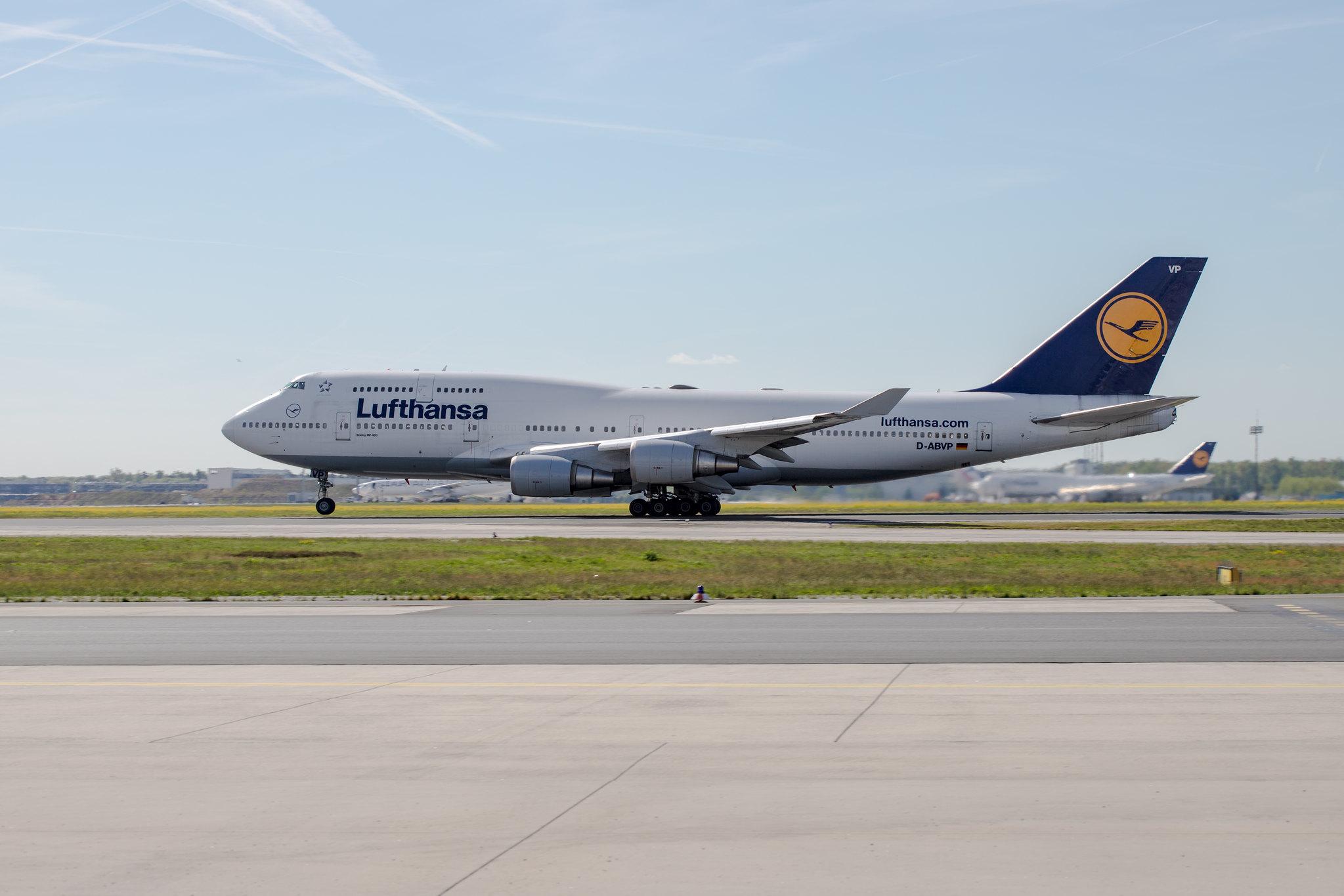 Frankfurt Airport: Lufthansa (LH / DLH) |  Boeing 747-430 B744 | D-ABVP | MSN 28284