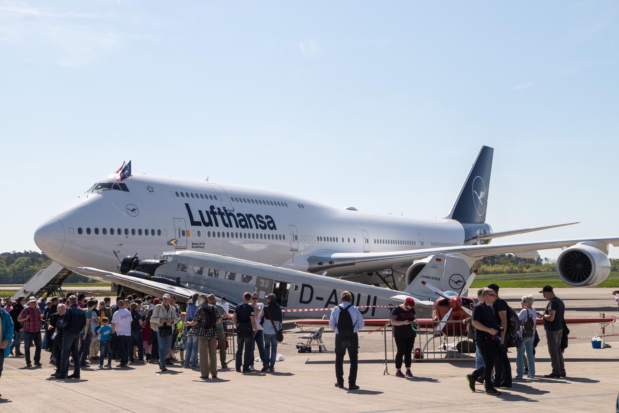 Berlin Air Show / ILA 2018: Lufthansa Boeing 747-830 B748 D-ABYA