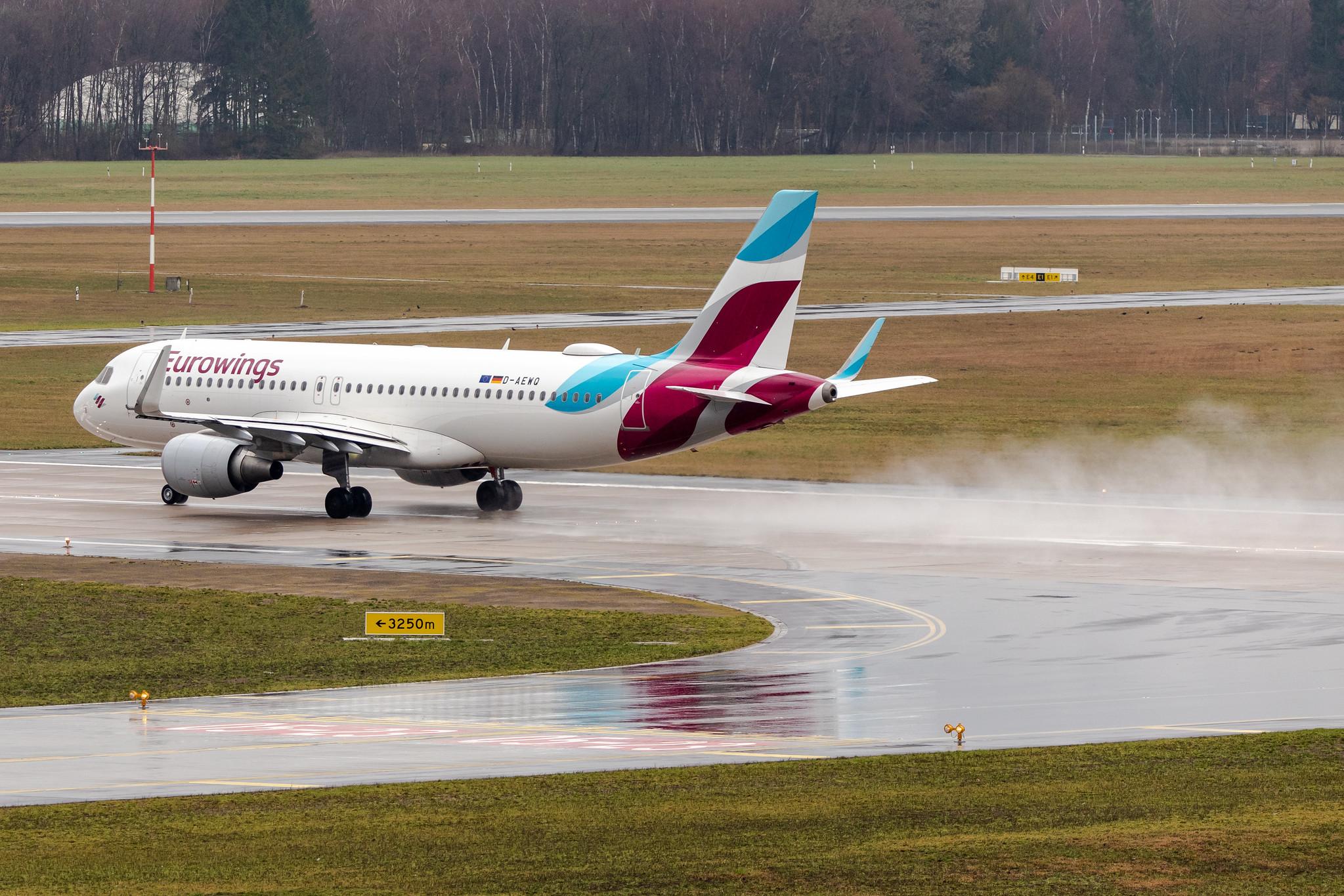 Hamburg Airport: Eurowings (EW / EWG) |  Airbus A320-214 A320 | D-AEWQ | MSN 7398