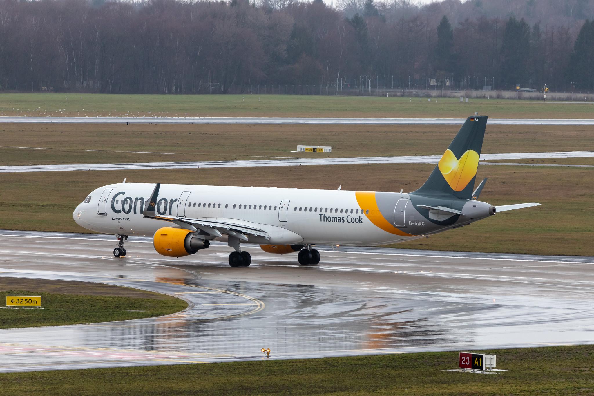 Hamburg Airport: Condor (DE / CFG) |  Airbus A321-211 A321 | D-AIAG | MSN 6590