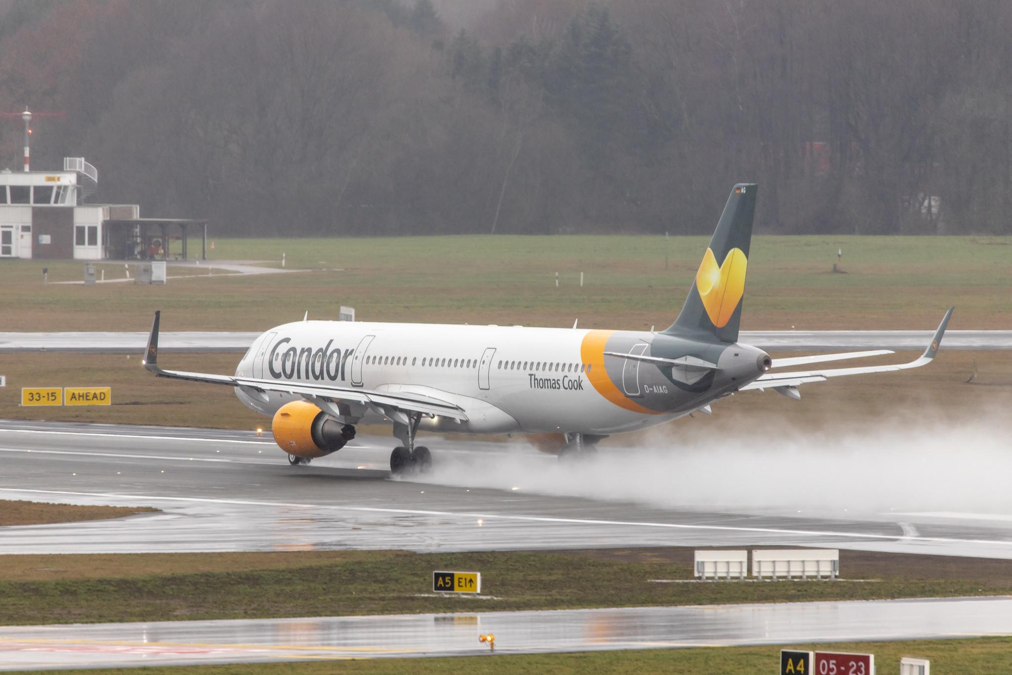 Hamburg Airport: Condor (DE / CFG) |  Airbus A321-211 A321 | D-AIAG | MSN 6590