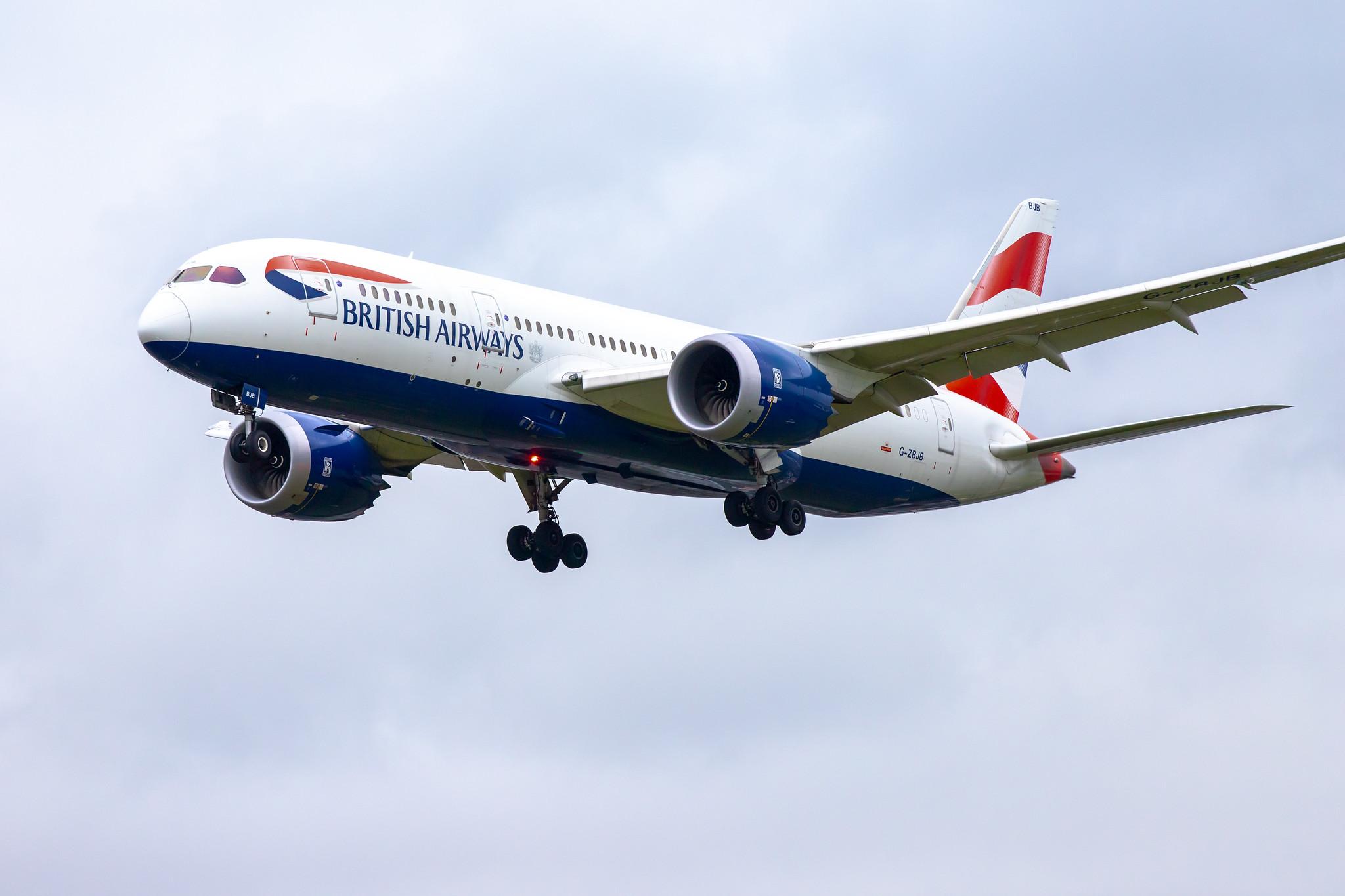 London Heathrow Airport: British Airways (BA / BAW) |  Boeing 787-8 Dreamliner B788 | G-ZBJB | MSN 38610