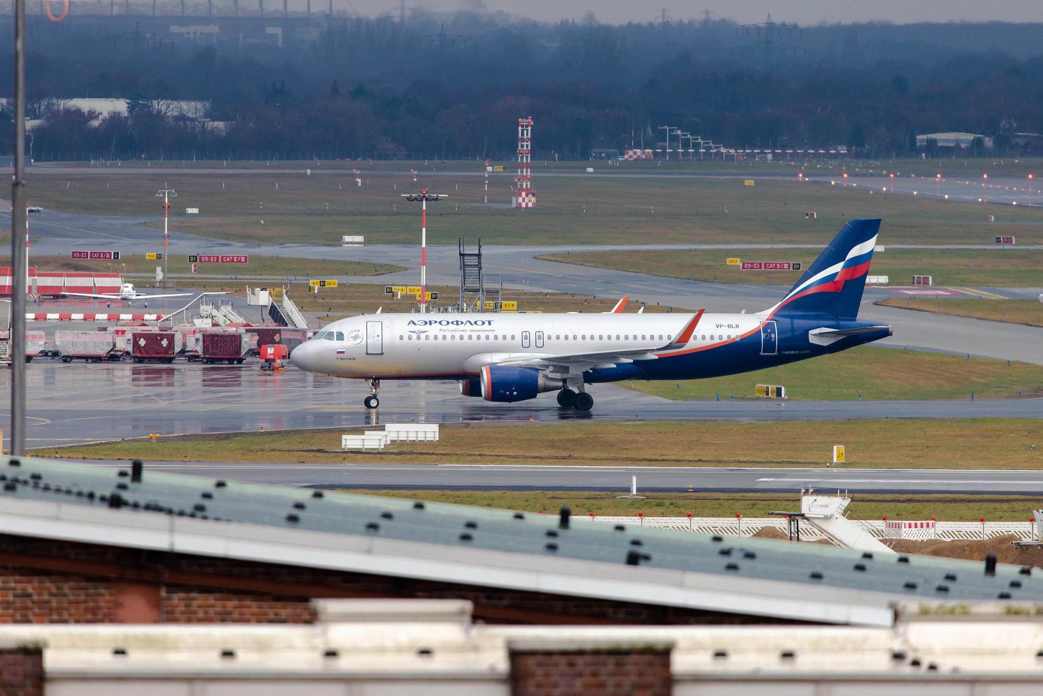 Hamburg Airport: Aeroflot (SU / AFL) | Airbus A320-214 A320 | VP-BLR | MSN 5585