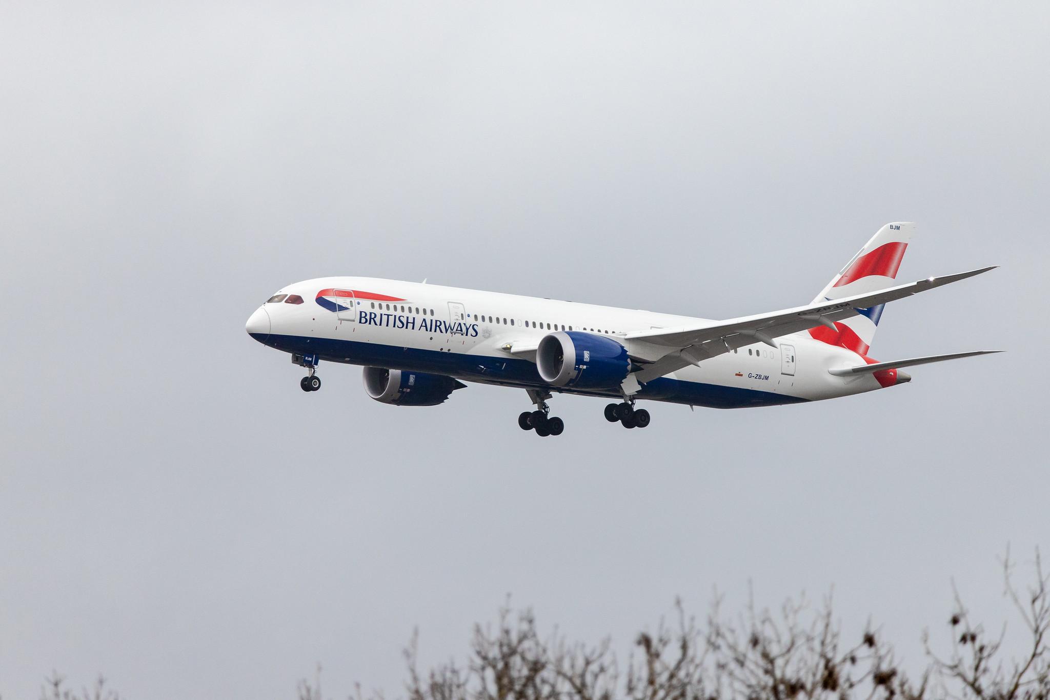 London Heathrow Airport: British Airways (BA / BAW) |  Boeing 787-8 Dreamliner B788 | G-ZBJM | MSN 60631