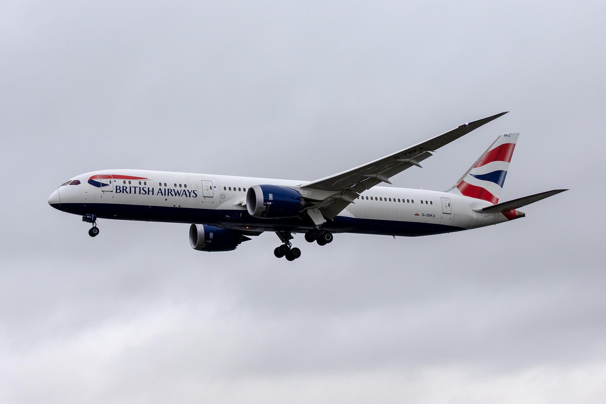 London Heathrow Airport: British Airways (BA / BAW) |  Boeing 787-9 Dreamliner B789 | G-ZBKA | MSN 38616