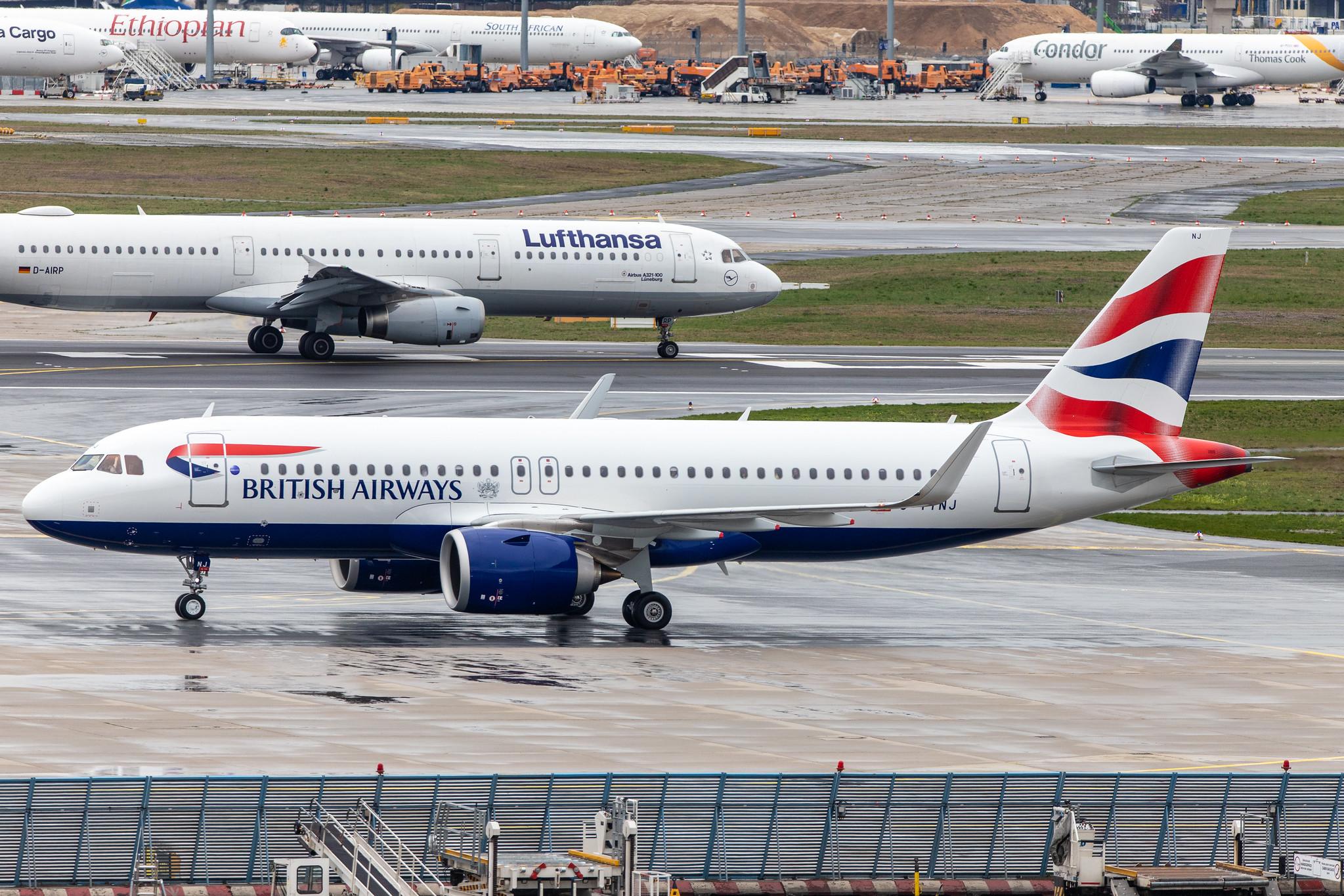 Frankfurt Airport: British Airways (BA / BAW) |  Airbus A320-251N A20N | G-TTNJ | MSN 8772