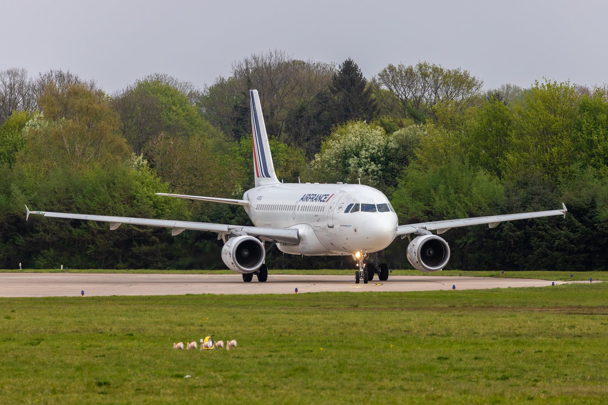 Hamburg Airport: Air France (AF / AFR) |  Airbus A319-111 A319 | F-GRXJ | MSN 2456