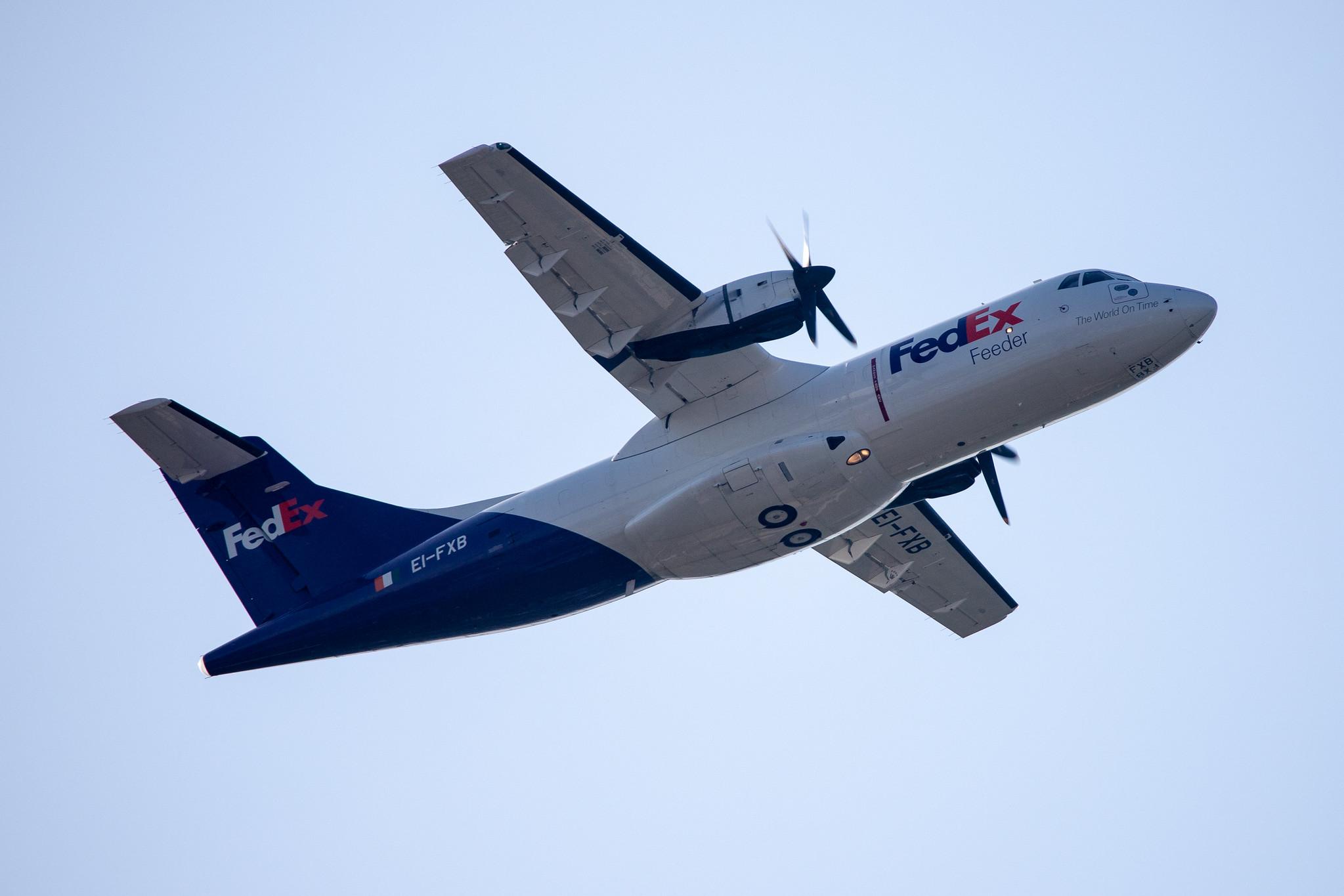 Hamburg Airport: FedEx (FX / FDX) | Operator: ASL Airlines Ireland |  ATR 42-300(F) AT43 | EI-FXB | MSN 0243