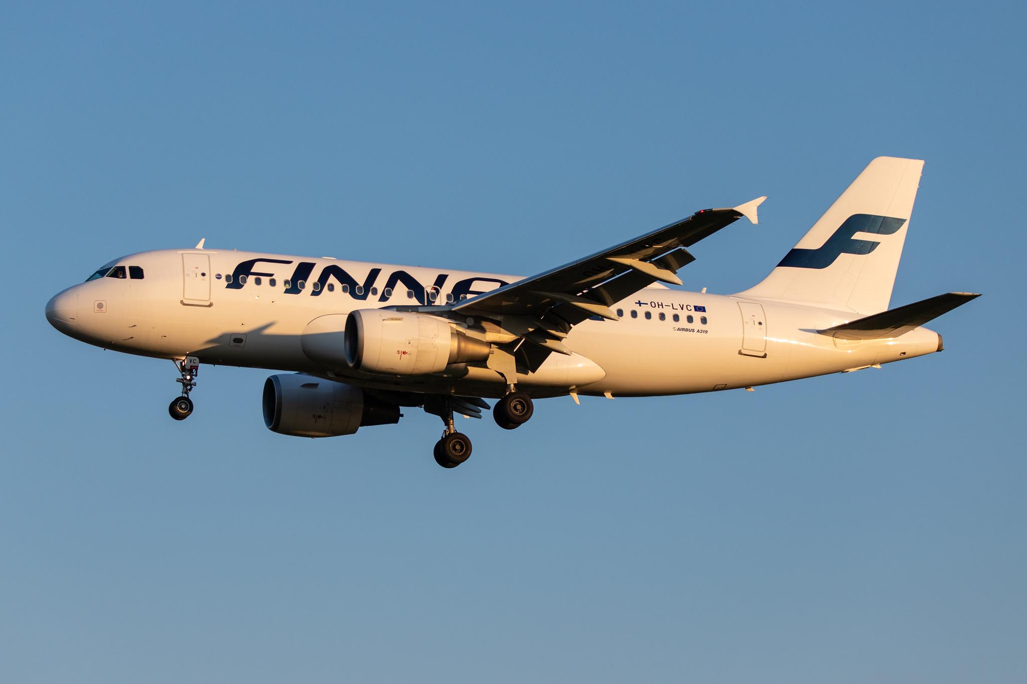 Hamburg Airport: Finnair (AY / FIN) |  Airbus A319-112 A319 | OH-LVC | MSN 1309