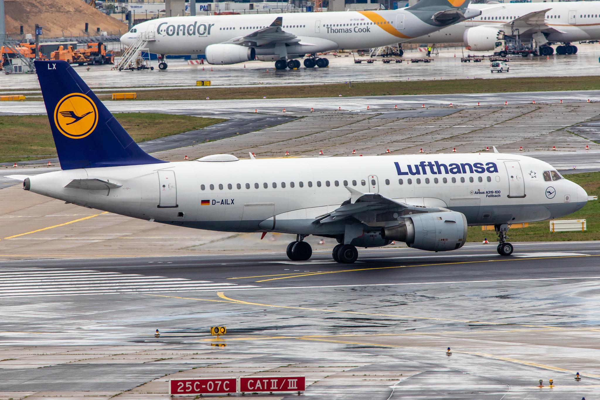 Frankfurt Airport: Lufthansa (LH / DLH) | Operator: Lufthansa CityLine |  Airbus A319-114 A319 | D-AILX | MSN 0860