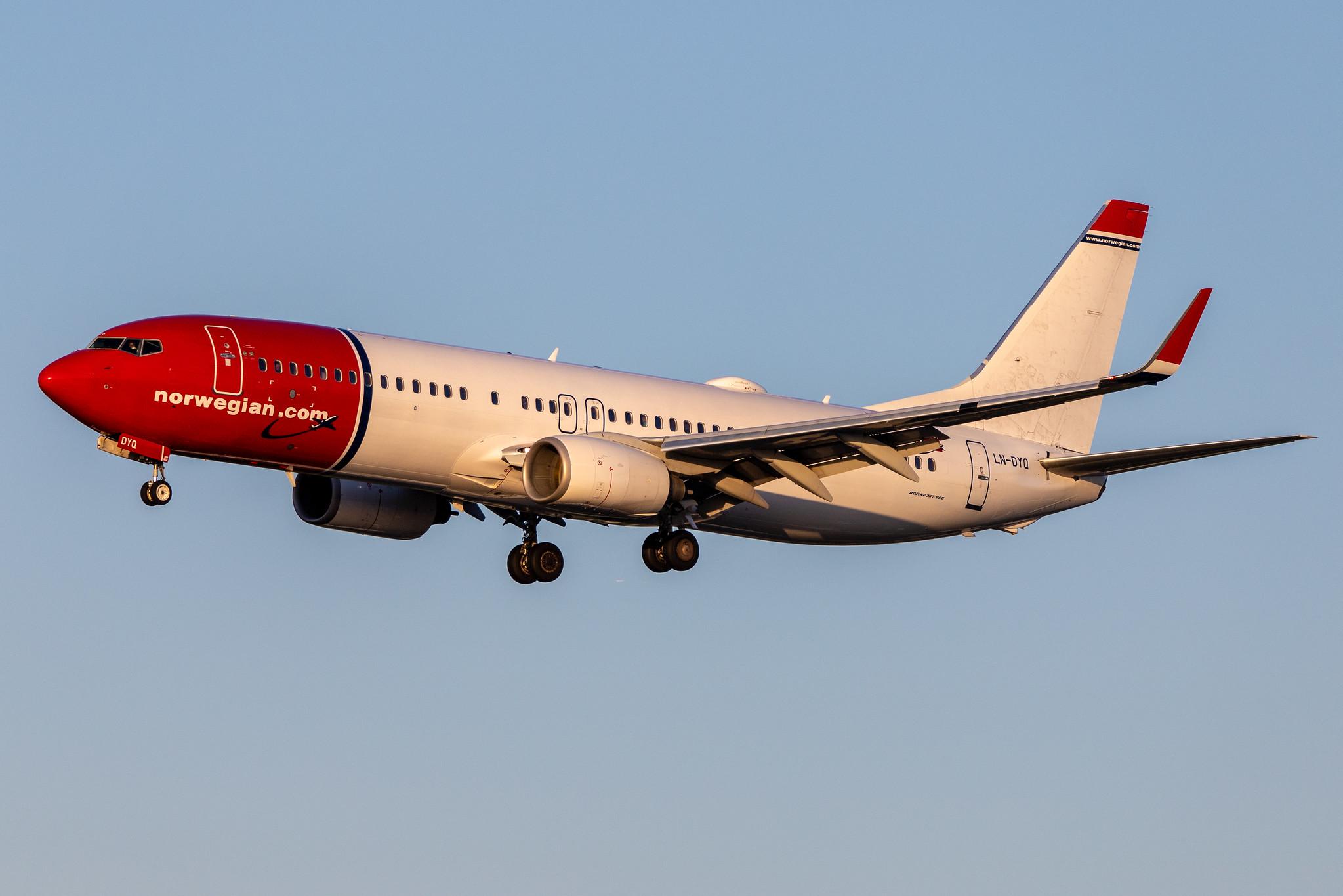 Hamburg Airport: Norwegian (DY / NAX) |  Livery: Helge Ingstadt Livery |  Boeing 737-8JP B738 | LN-DYQ | MSN 40869