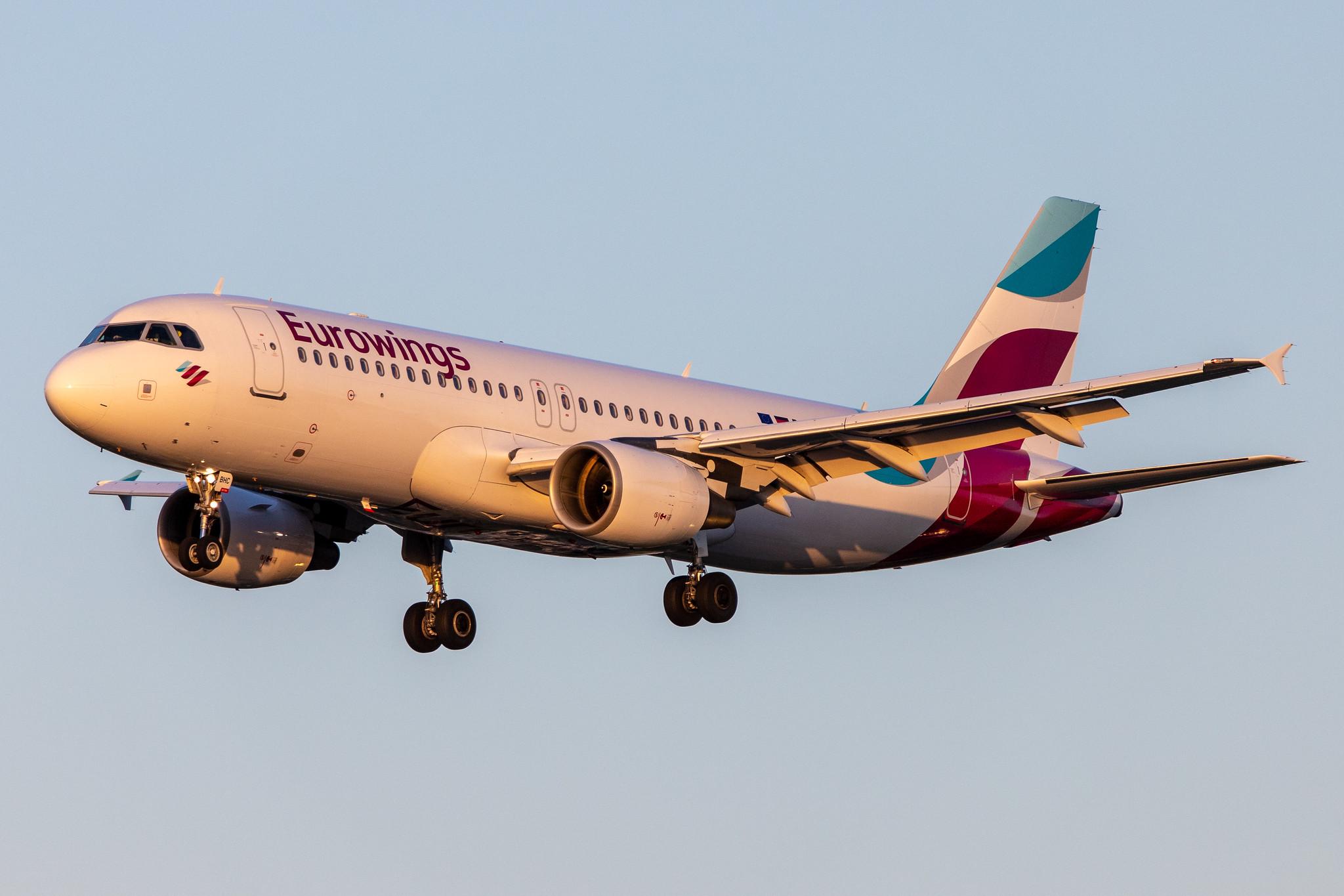 Hamburg Airport: Eurowings (EW / EWG) |  Airbus A320-214 A320 | D-ABHC | MSN 3594