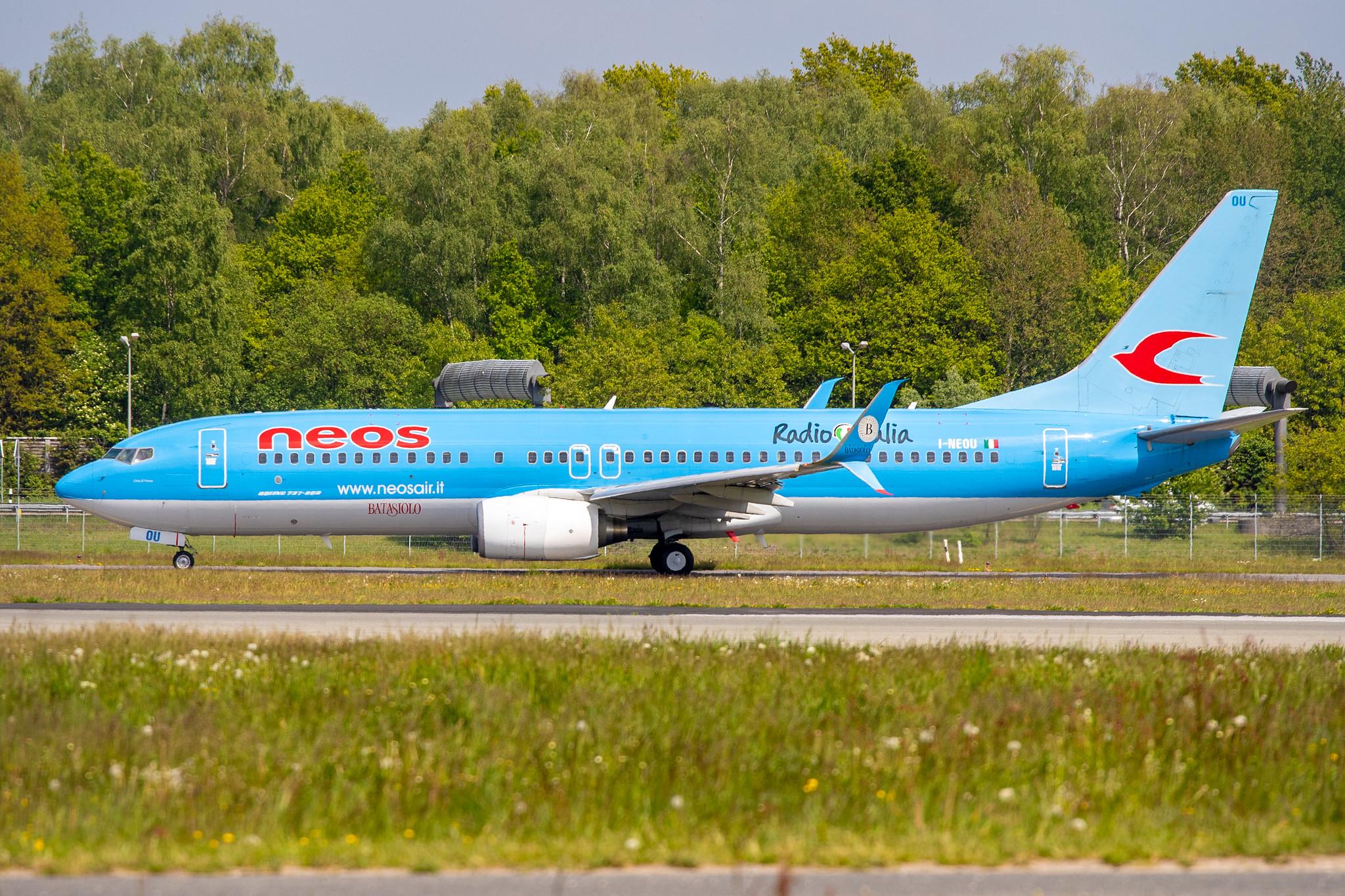 Hamburg Airport: Neos (NO / NOS) |  Boeing 737-86N B738 | I-NEOU | MSN 29887
