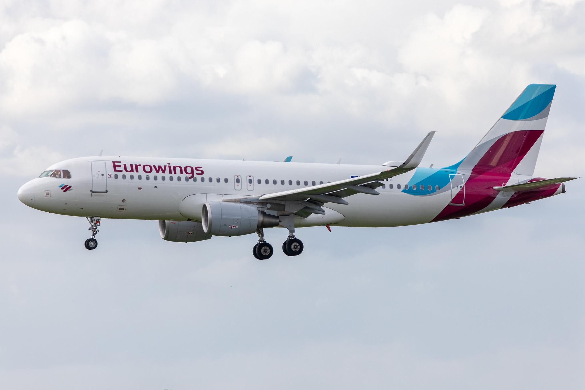 Hamburg Airport: Eurowings (EW / EWG) |  Airbus A320-214 A320 | D-AEWF | MSN 7087