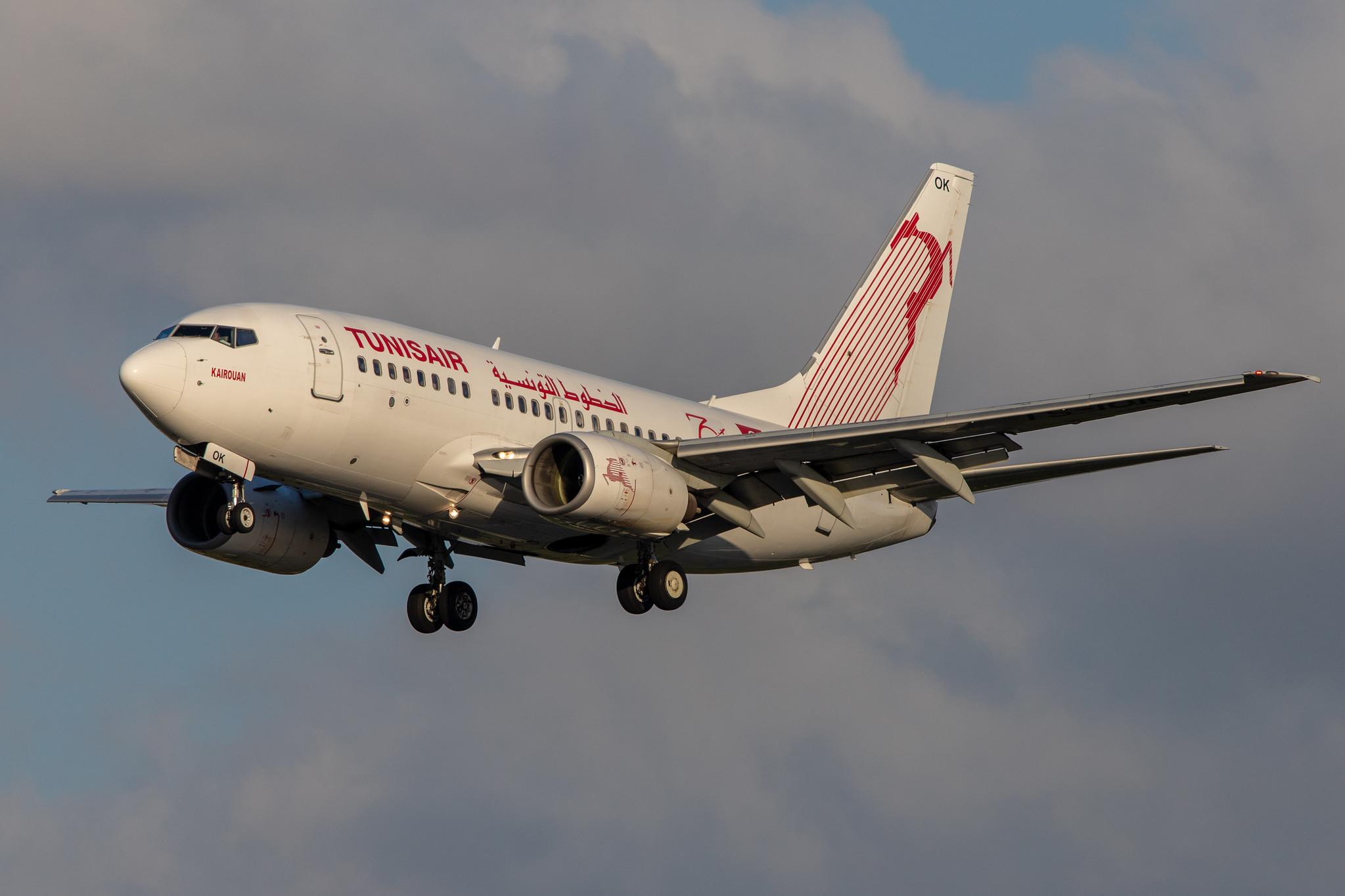 Hamburg Airport: Tunisair (TU / TAR) |  Boeing 737-6H3 B736 | TS-IOK | MSN 29496