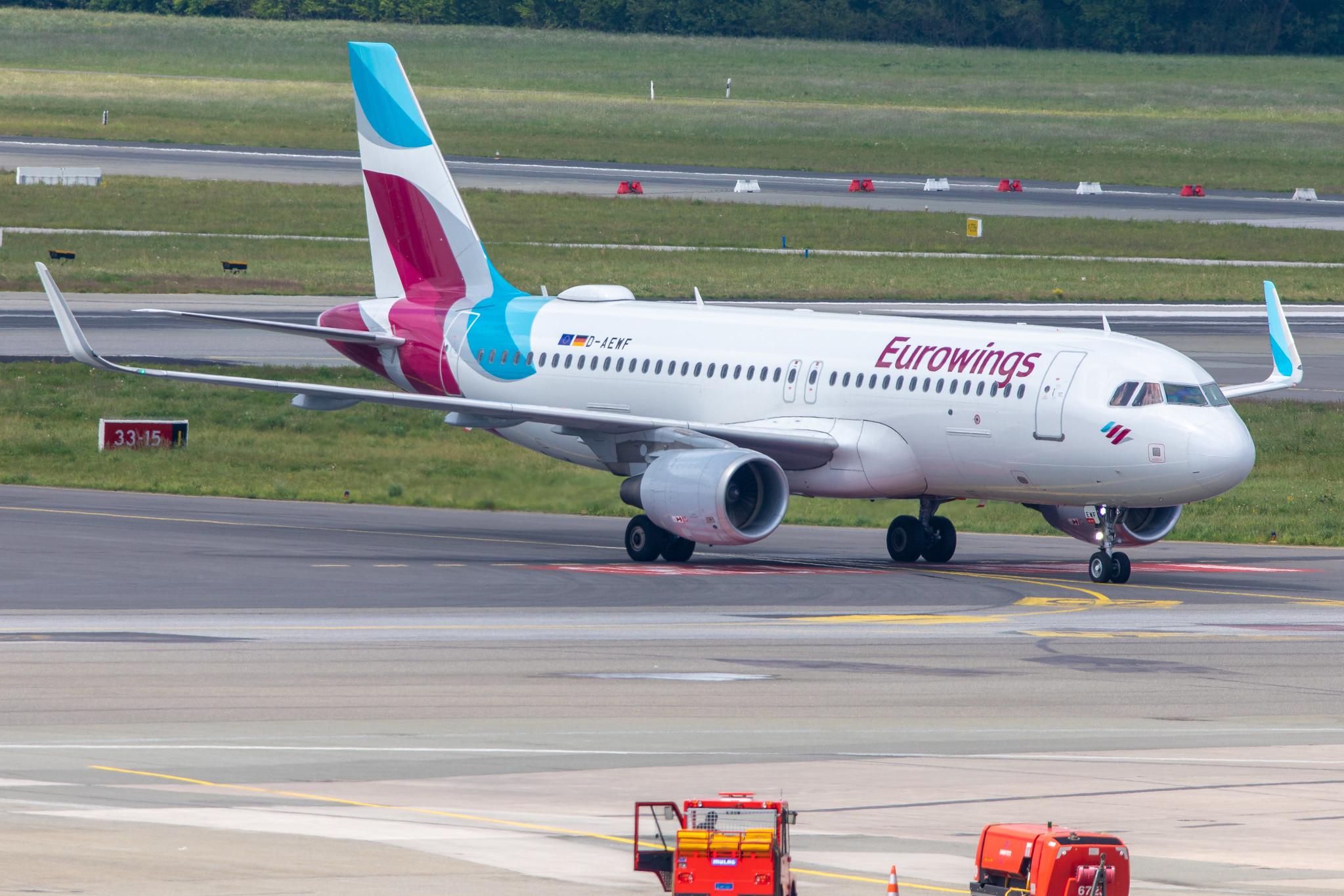 Hamburg Airport: Eurowings (EW / EWG) |  Airbus A320-214 A320 | D-AEWF | MSN 7087