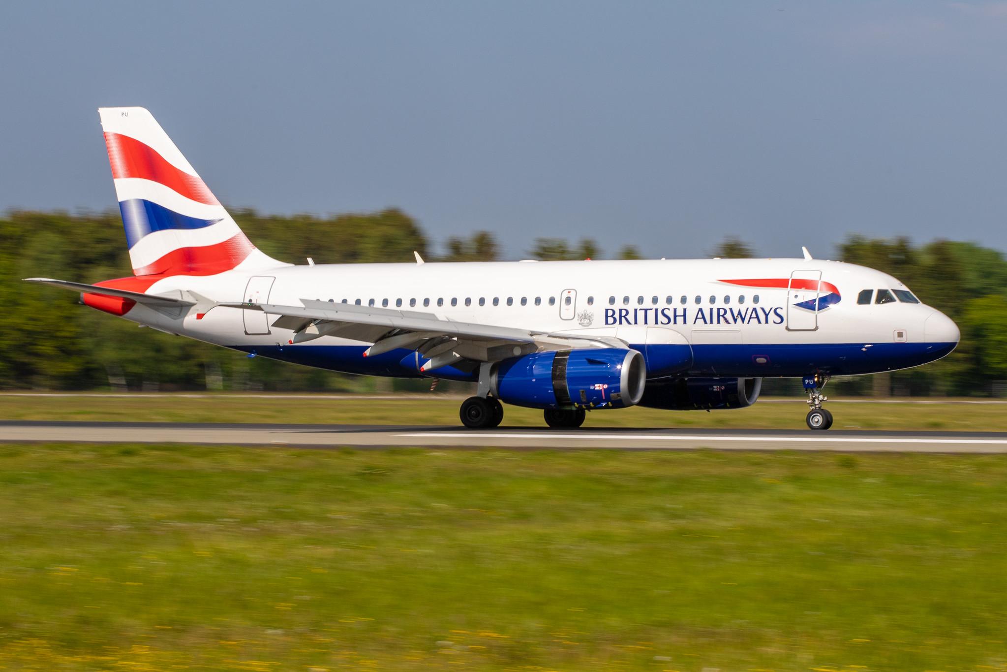 Hamburg Airport: British Airways (BA / BAW) |  Airbus A319-131 A319 | G-EUPU | MSN 1384