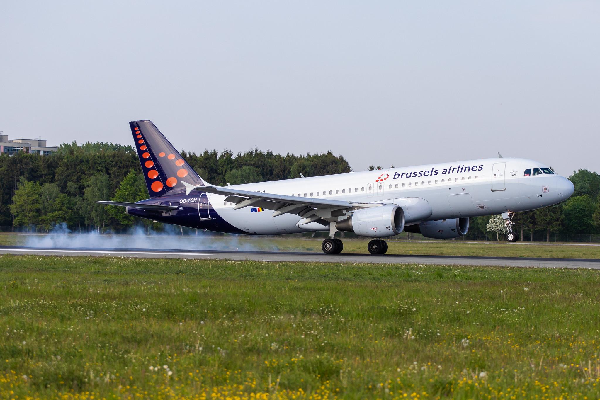 Hamburg Airport: Brussels Airlines (SN / BEL) |  Airbus A320-214 A320 | OO-TCH | MSN 1929