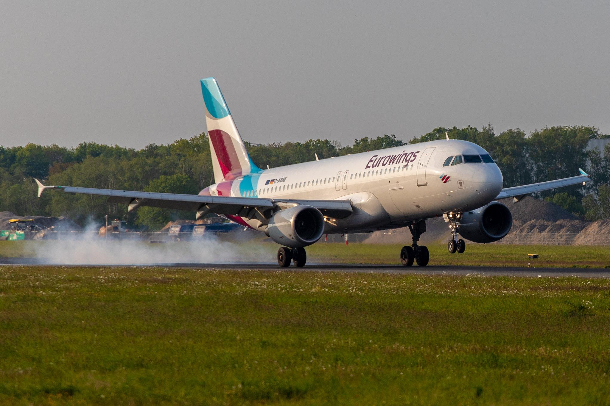 Hamburg Airport: Eurowings (EW / EWG) |  Airbus A320-214 A320 | D-ABNI | MSN 1717