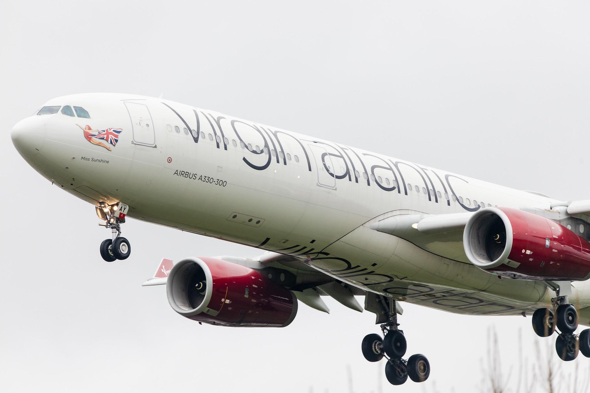 London Heathrow Airport: Virgin Atlantic (VS / VIR) |  Airbus A330-343 A333 | G-VRAY | MSN 1296