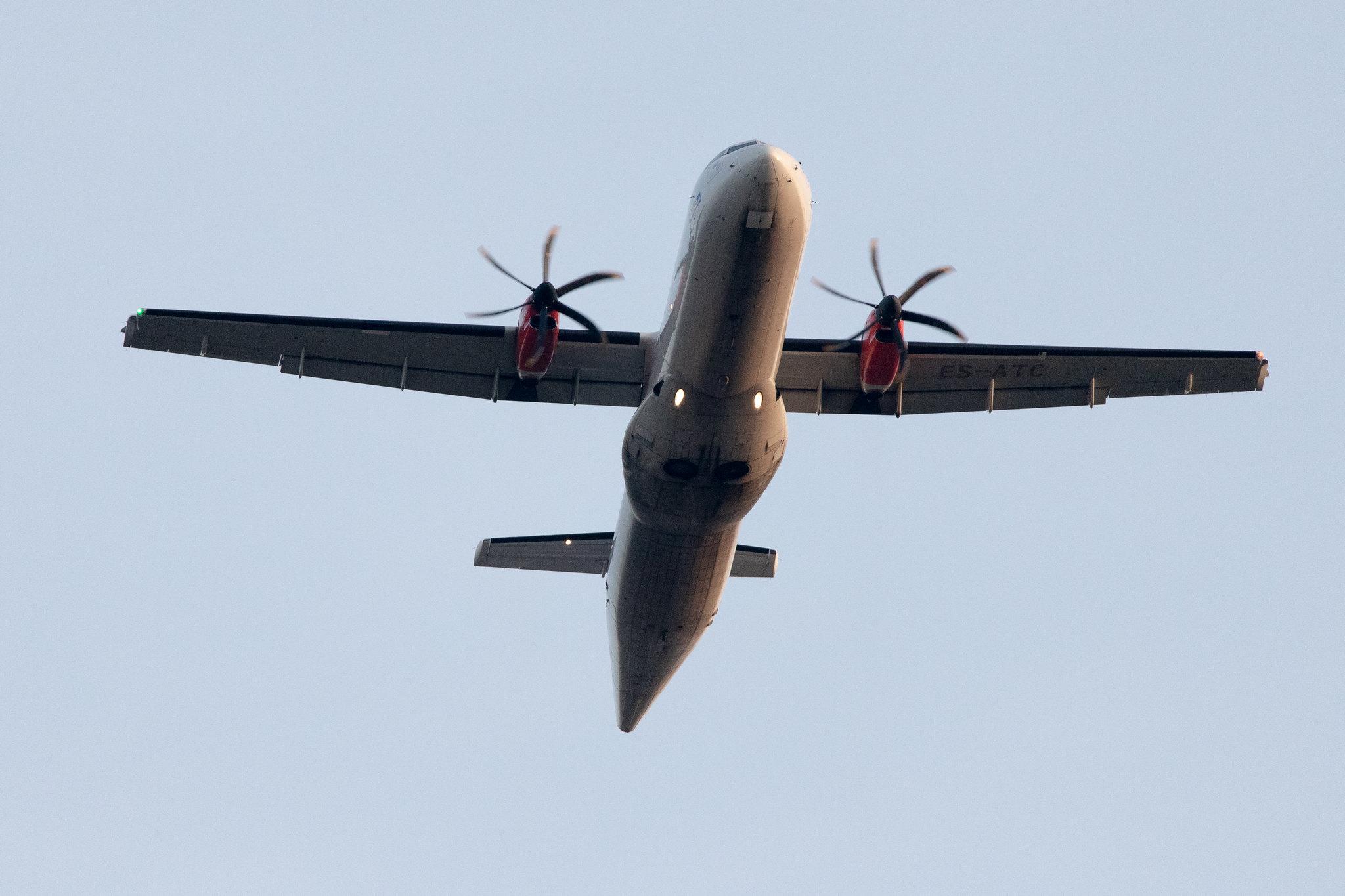 Hamburg Airport: SAS (SK / SAS) | Operator: Xfly |  ATR 72-600 AT76 | ES-ATC | MSN 1164