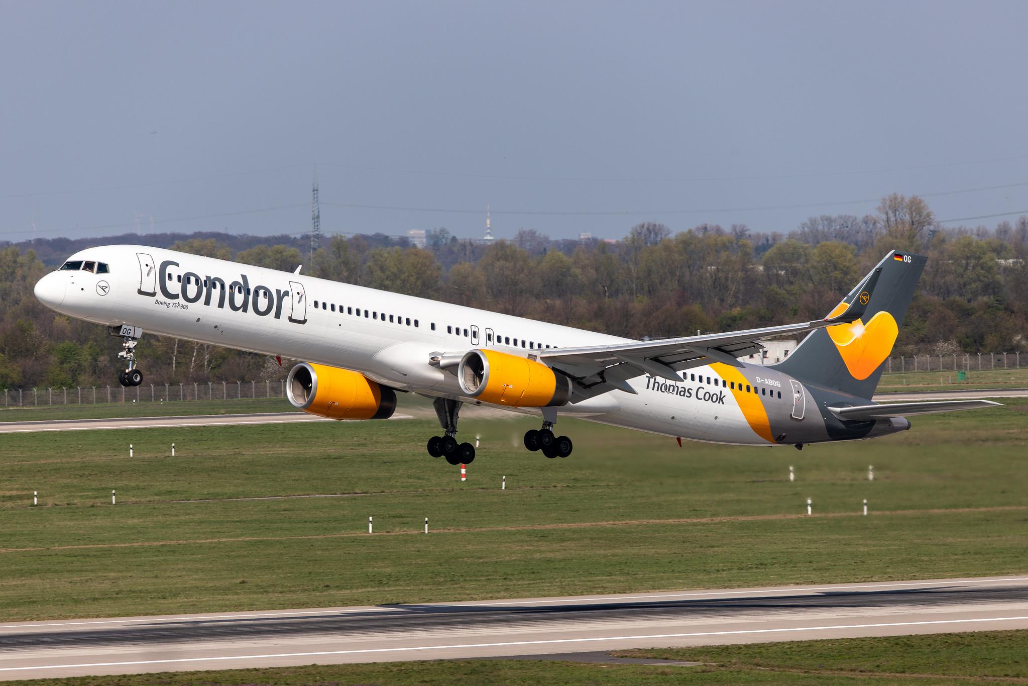 Düsseldorf Airport: Condor (DE / CFG) |  Boeing 757-330 B753 | D-ABOG | MSN 29014