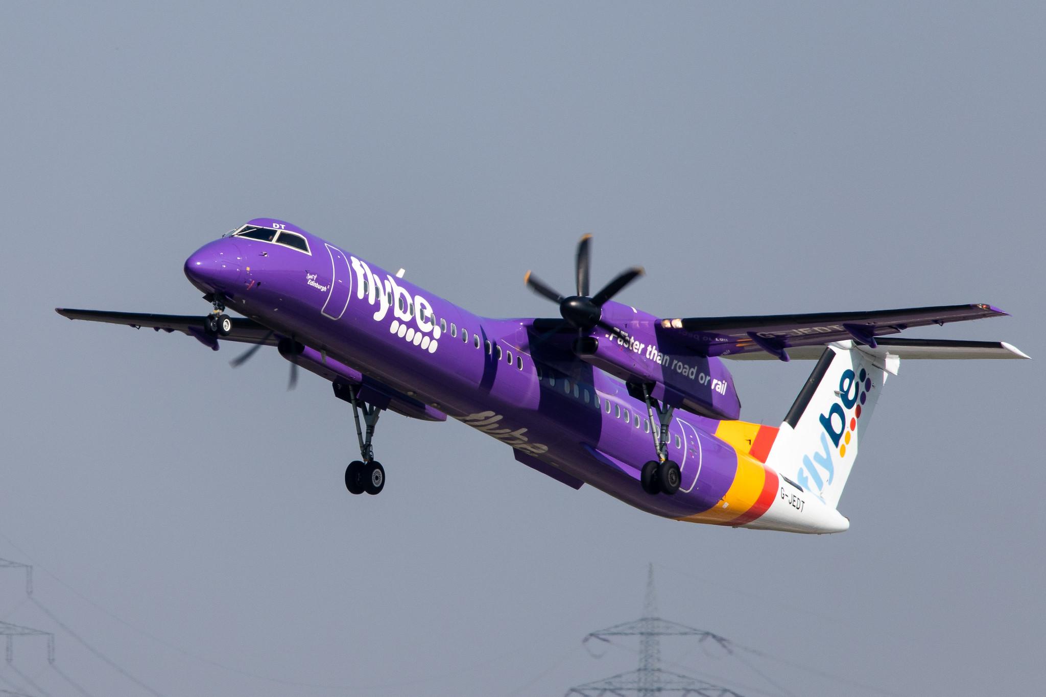Düsseldorf Airport: Flybe (BE / BEE) |  De Havilland Canada Dash 8-400 DH8D | G-JEDT | MSN 4088
