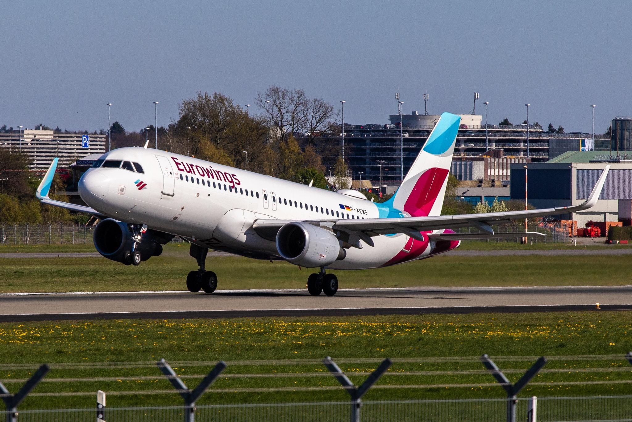 Hamburg Airport: Eurowings (EW / EWG) |  Airbus A320-214 A320 | D-AEWF | MSN 7087
