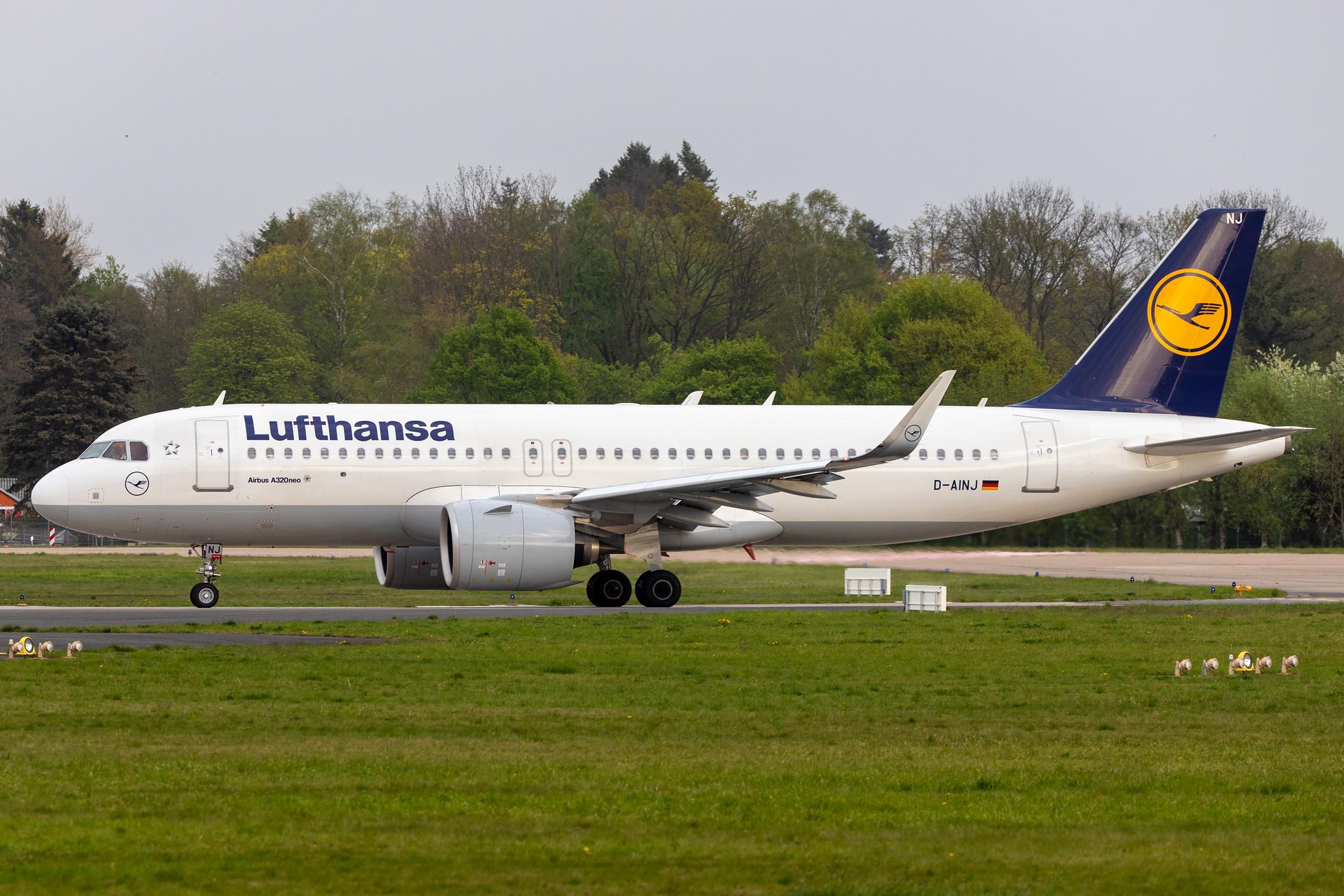 Hamburg Airport: Lufthansa (LH / DLH) |  Airbus A320-271N A20N | D-AINJ | MSN 7735