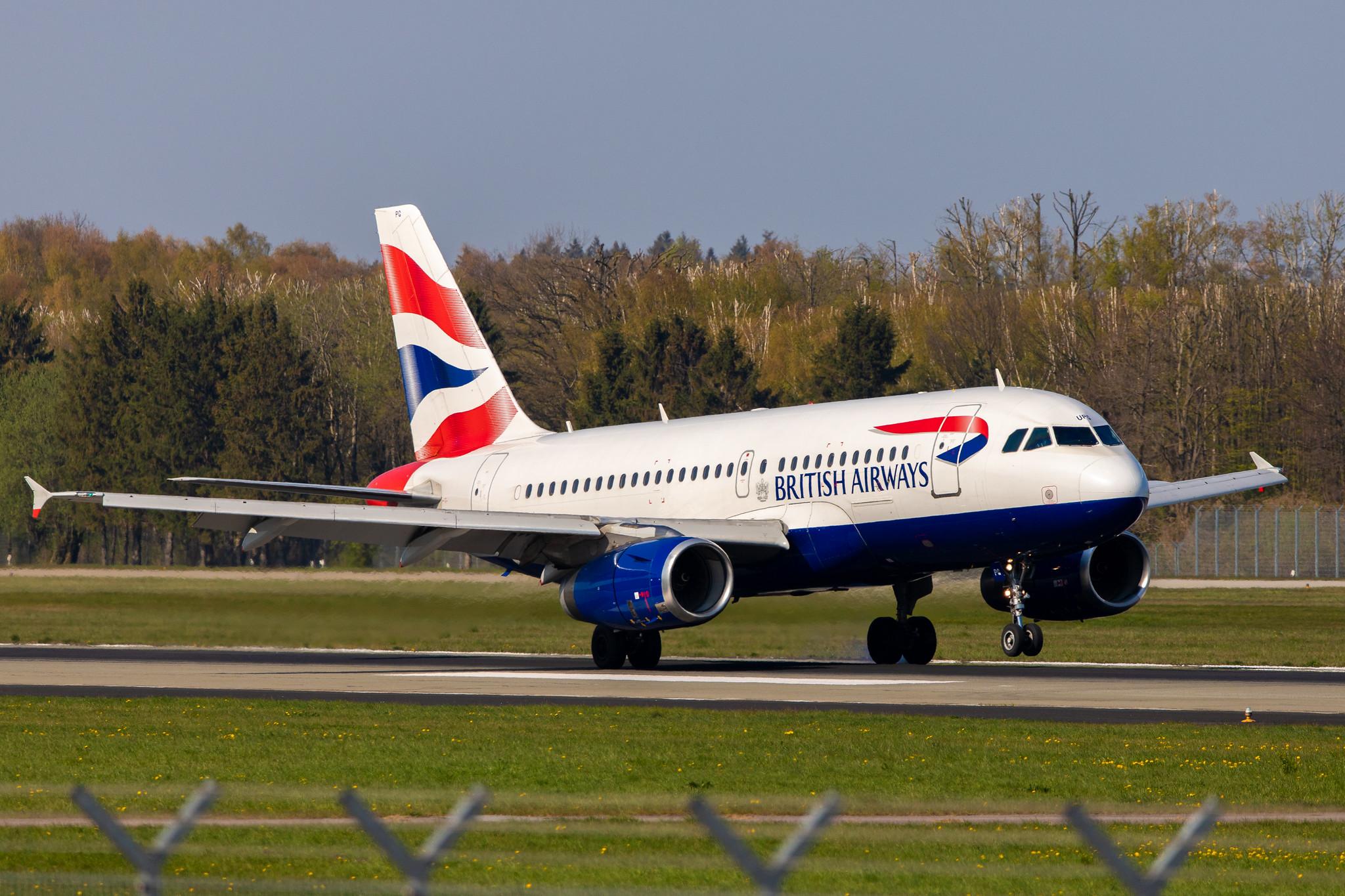 Hamburg Airport: British Airways (BA / BAW) |  Airbus A319-131 A319 | G-EUPG | MSN 1222