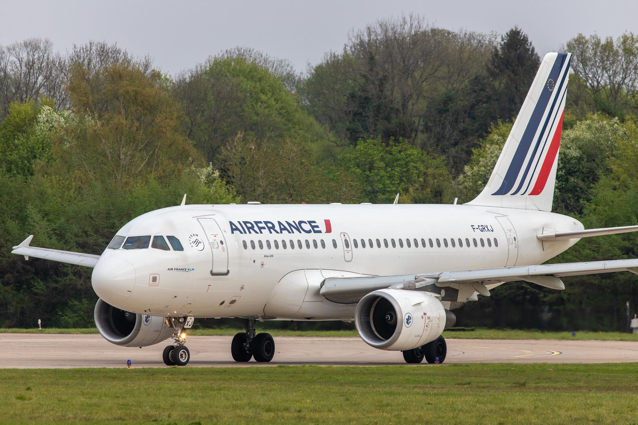 Hamburg Airport: Air France (AF / AFR) |  Airbus A319-111 A319 | F-GRXJ | MSN 2456
