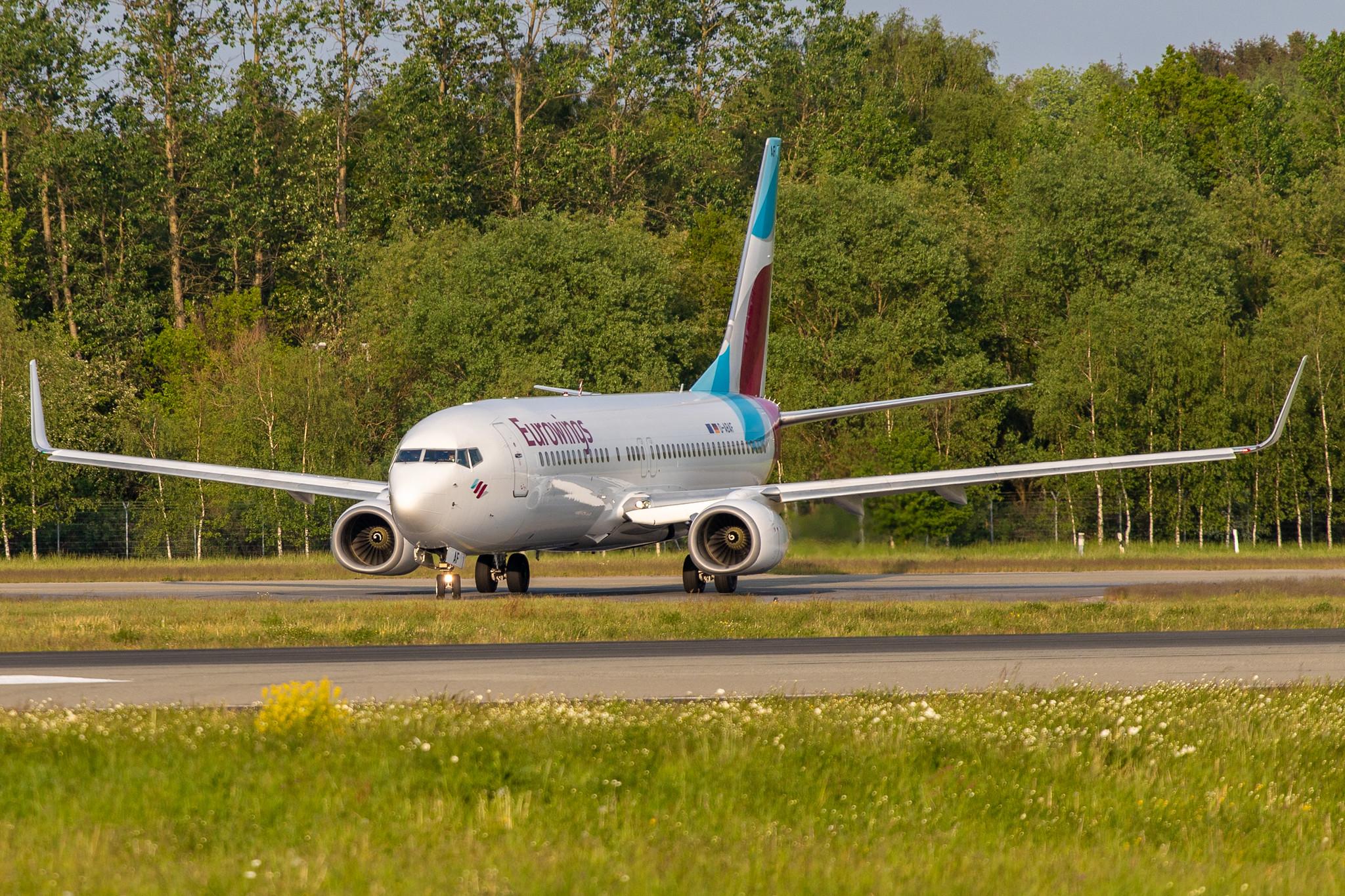 Hamburg Airport: Eurowings (EW / EWG) | Operator: TUI fly |  Boeing 737-86J B738 | D-ABAF | MSN 30878