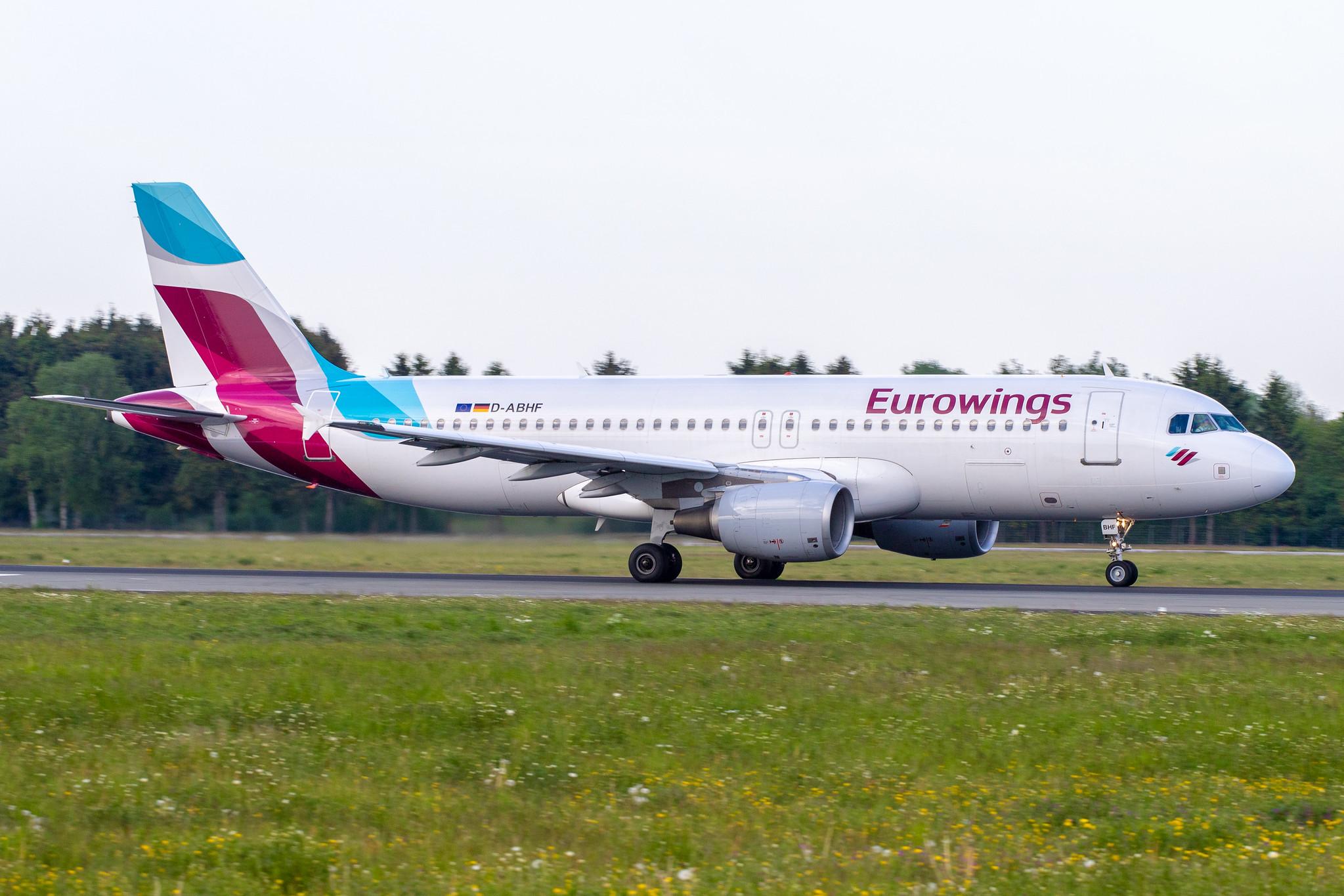 Hamburg Airport: Eurowings (EW / EWG) |  Airbus A320-214 A320 | D-ABHF | MSN 2749