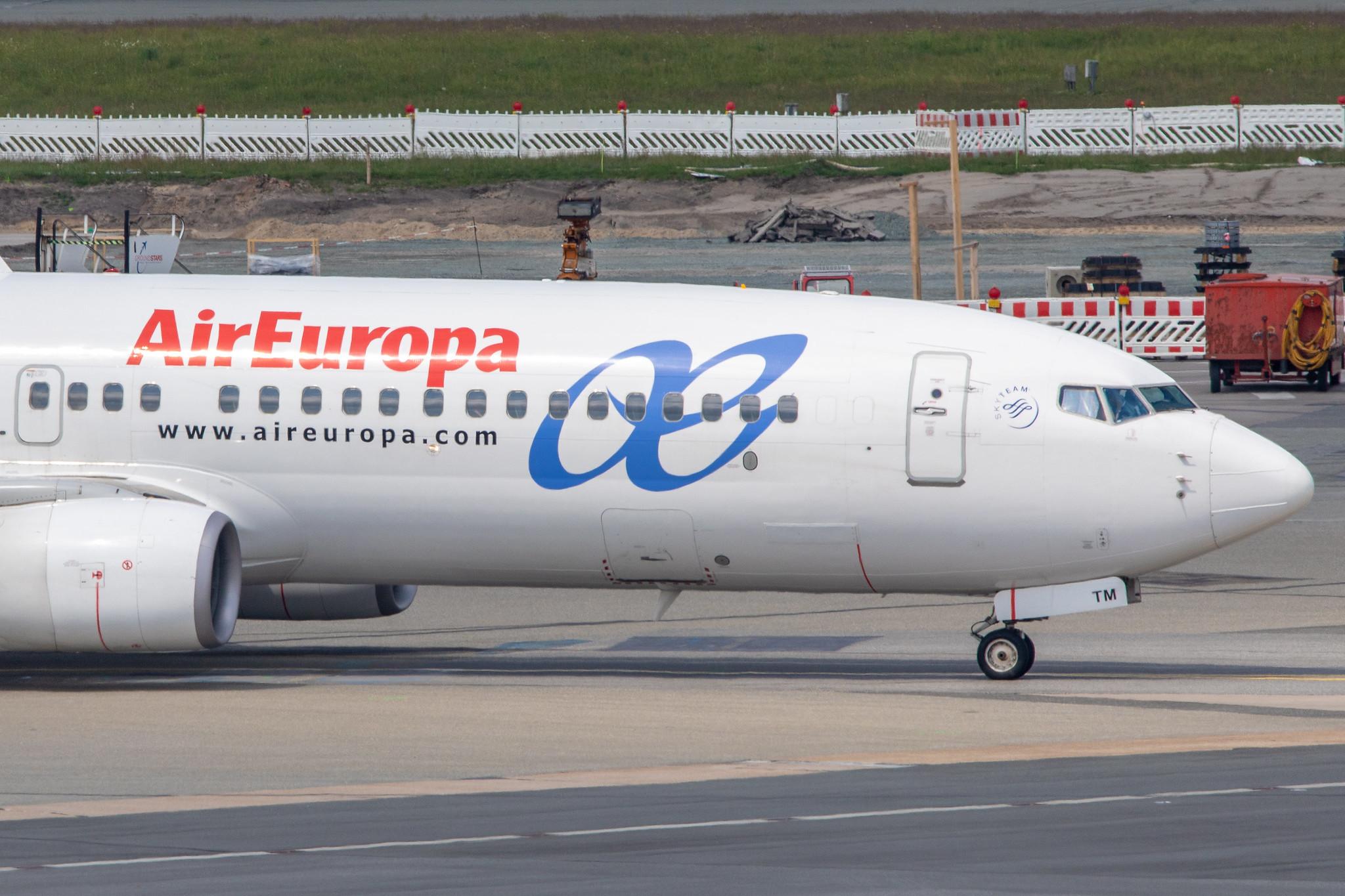 Hamburg Airport: Air Europa (UX / AEA) |  Boeing 737-85P B738 | EC-LTM | MSN 36591