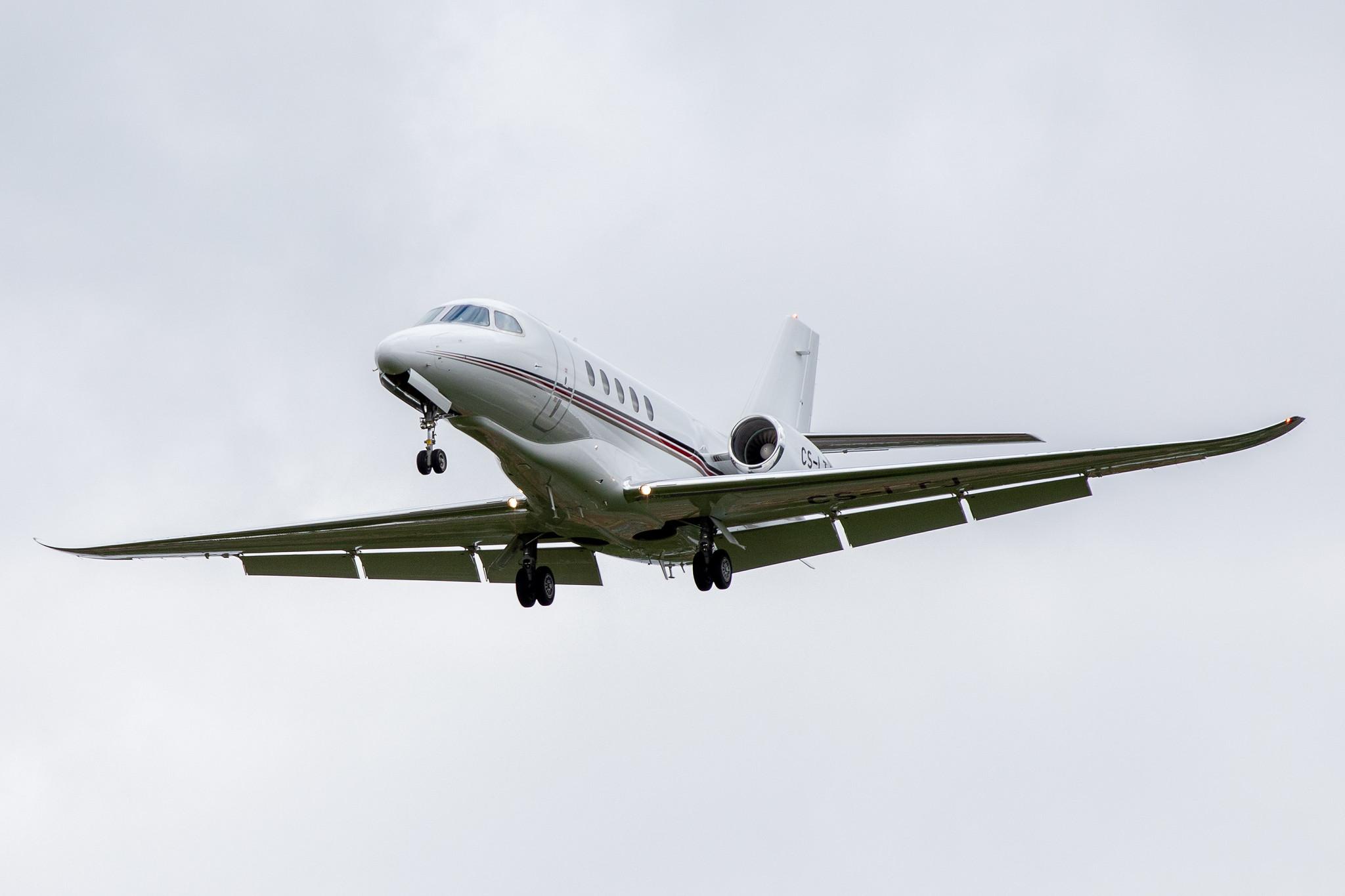 Hamburg Airport: NetJets Europe (/ NJE) | Operator: NetJets |  Cessna 680A Citation Latitude C68A | CS-LTJ | MSN 680A-0165
