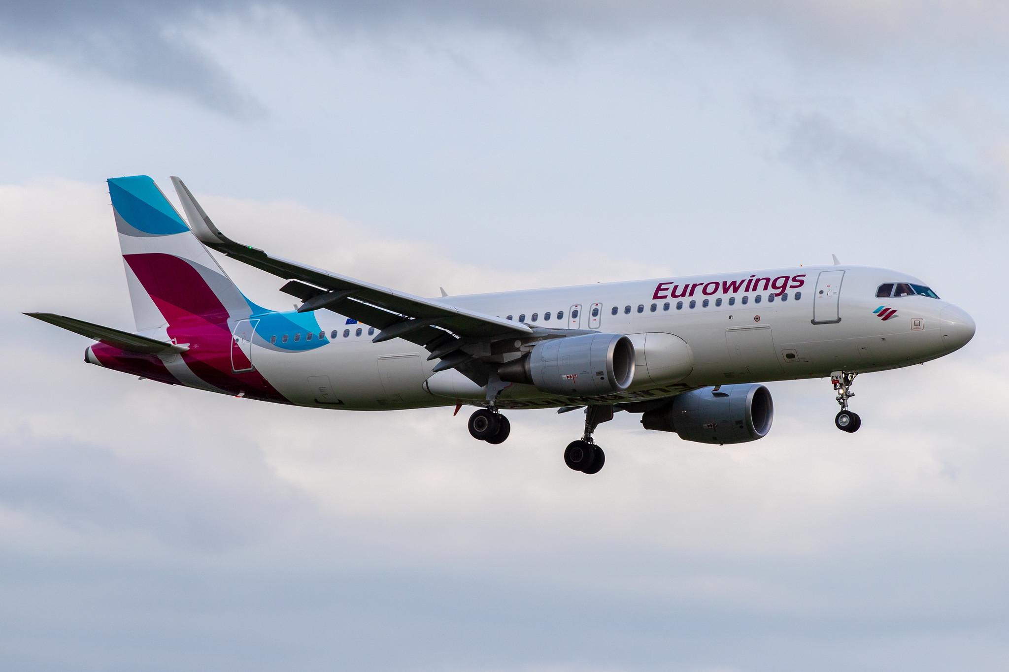 Hamburg Airport: Eurowings (EW / EWG) |  Airbus A320-214 A320 | D-AEWV | MSN 7545