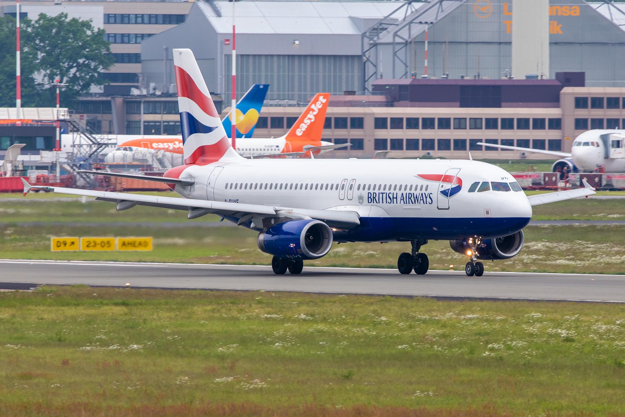 Hamburg Airport: British Airways (BA / BAW) |  Airbus A320-232 A320 | G-EUYF | MSN 4185