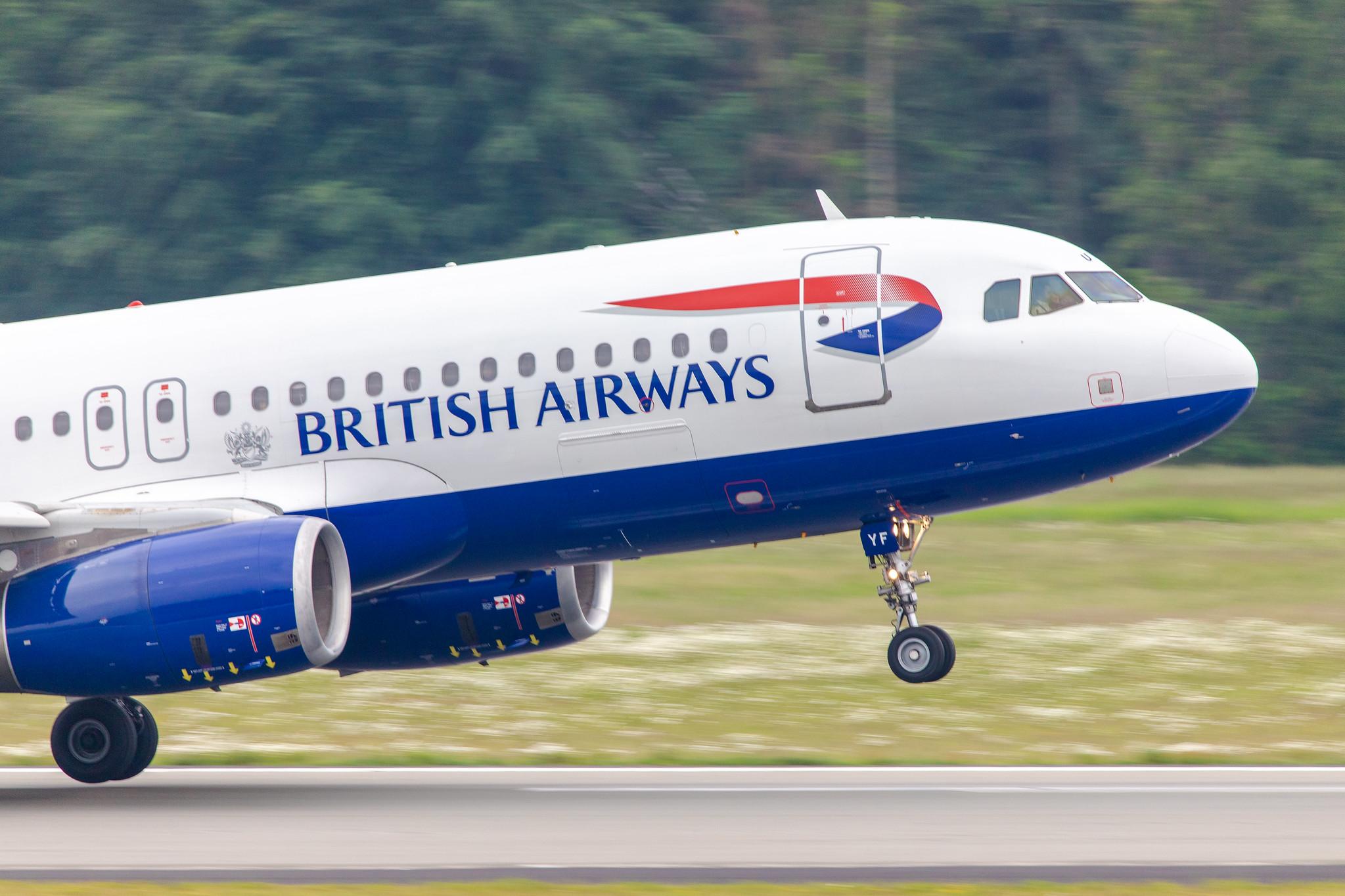 Hamburg Airport: British Airways (BA / BAW) |  Airbus A320-232 A320 | G-EUYF | MSN 4185