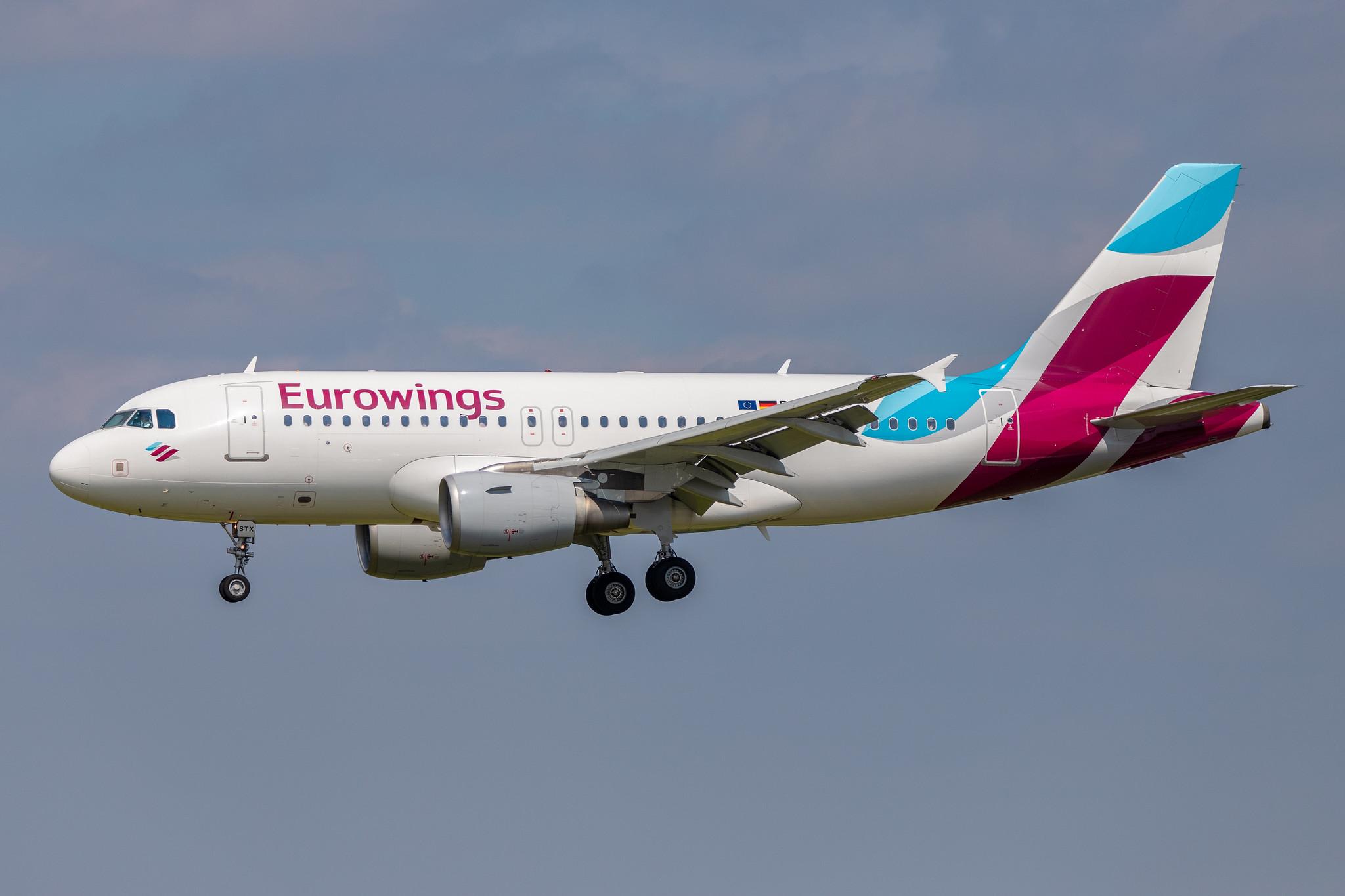 Hamburg Airport: Eurowings (EW / EWG) | Operator: Germanwings | Airbus A319-112 A319 | D-ASTX | MSN 3202