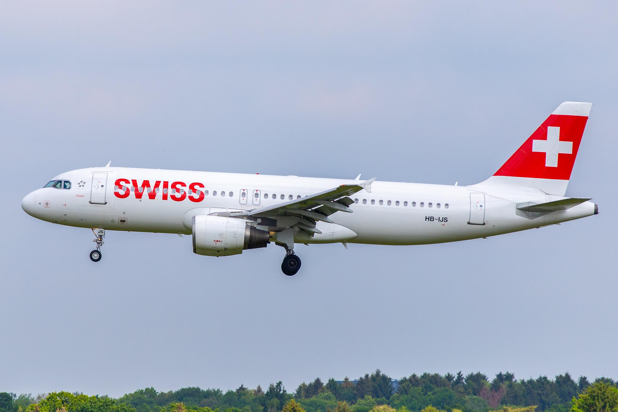Hamburg Airport: Swiss (LX / SWR) |  Airbus A320-214 A320 | HB-IJS | MSN 0782