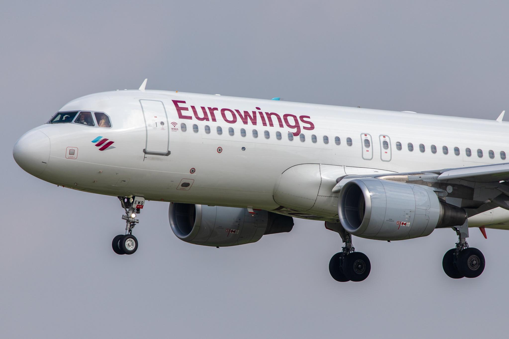 Hamburg Airport: Eurowings (EW / EWG) |  Airbus A320-214 A320 | D-AEWQ | MSN 7398