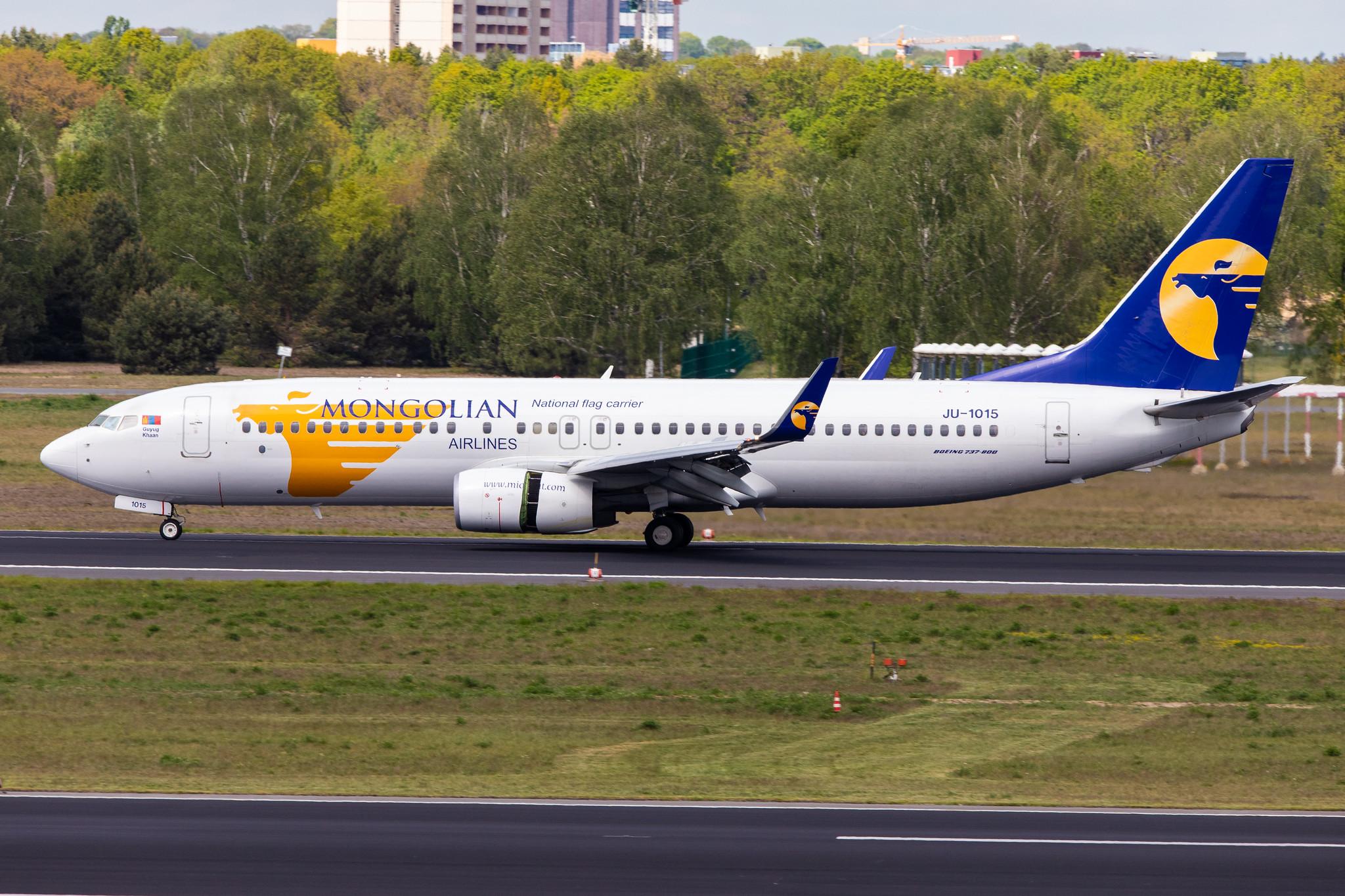 MIAT Mongolian Airlines (OM / MGL) |  Boeing 737-8SH B738 | JU-1015 | MSN 41318